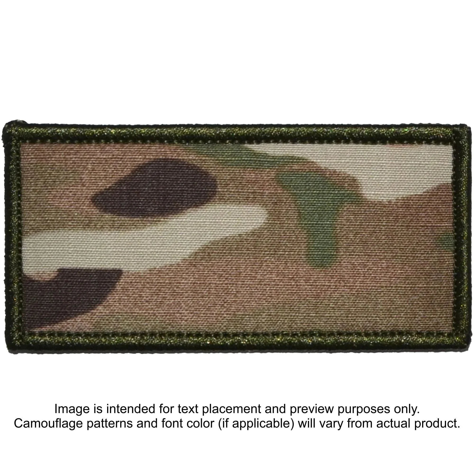 Tactical Gear Junkie Patches MultiCam Custom Plate Carrier Text Patch - 3x6