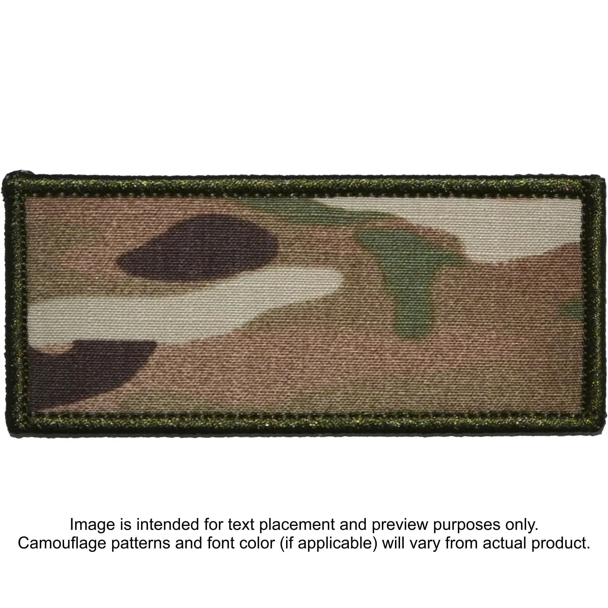 Tactical Gear Junkie Patches MultiCam Custom Plate Carrier Text Patch - 4x9