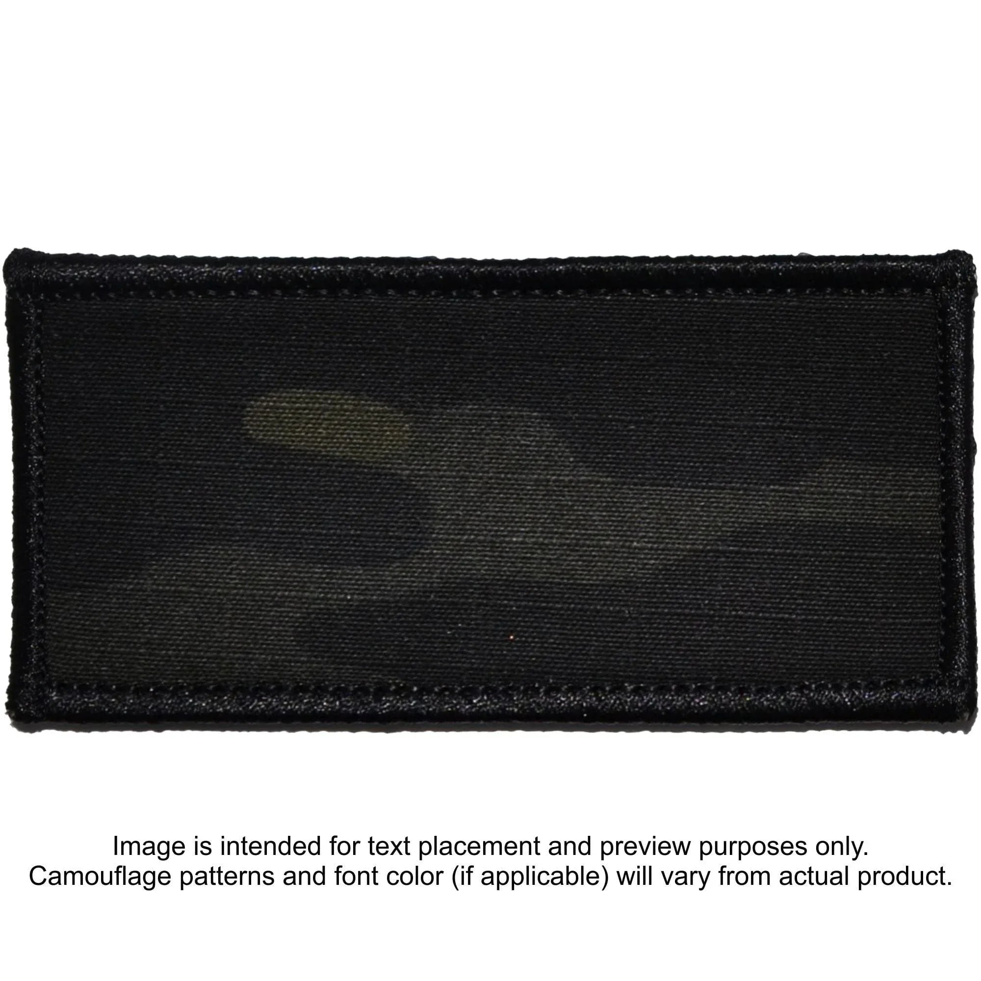 Tactical Gear Junkie Patches MultiCam BLACK Custom Plate Carrier Text Patch - 3x6