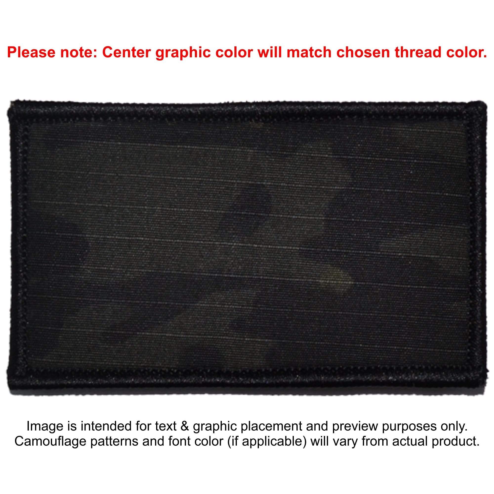 Tactical Gear Junkie Patches MultiCam BLACK Custom Made Combat Plate Carrier Flak Patch - Custom Image