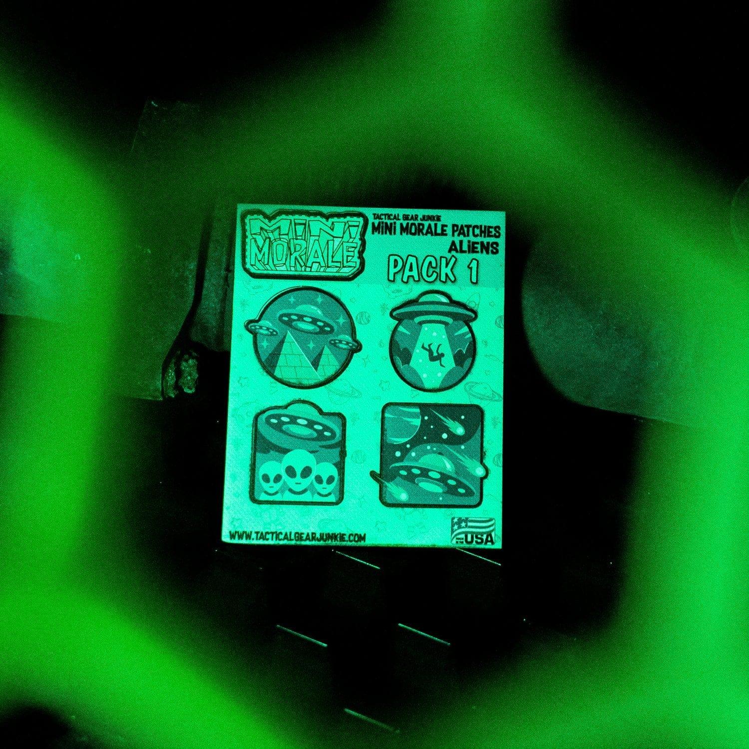 Tactical Gear Junkie Patches Mini Morale - Alien Patch Pack 1