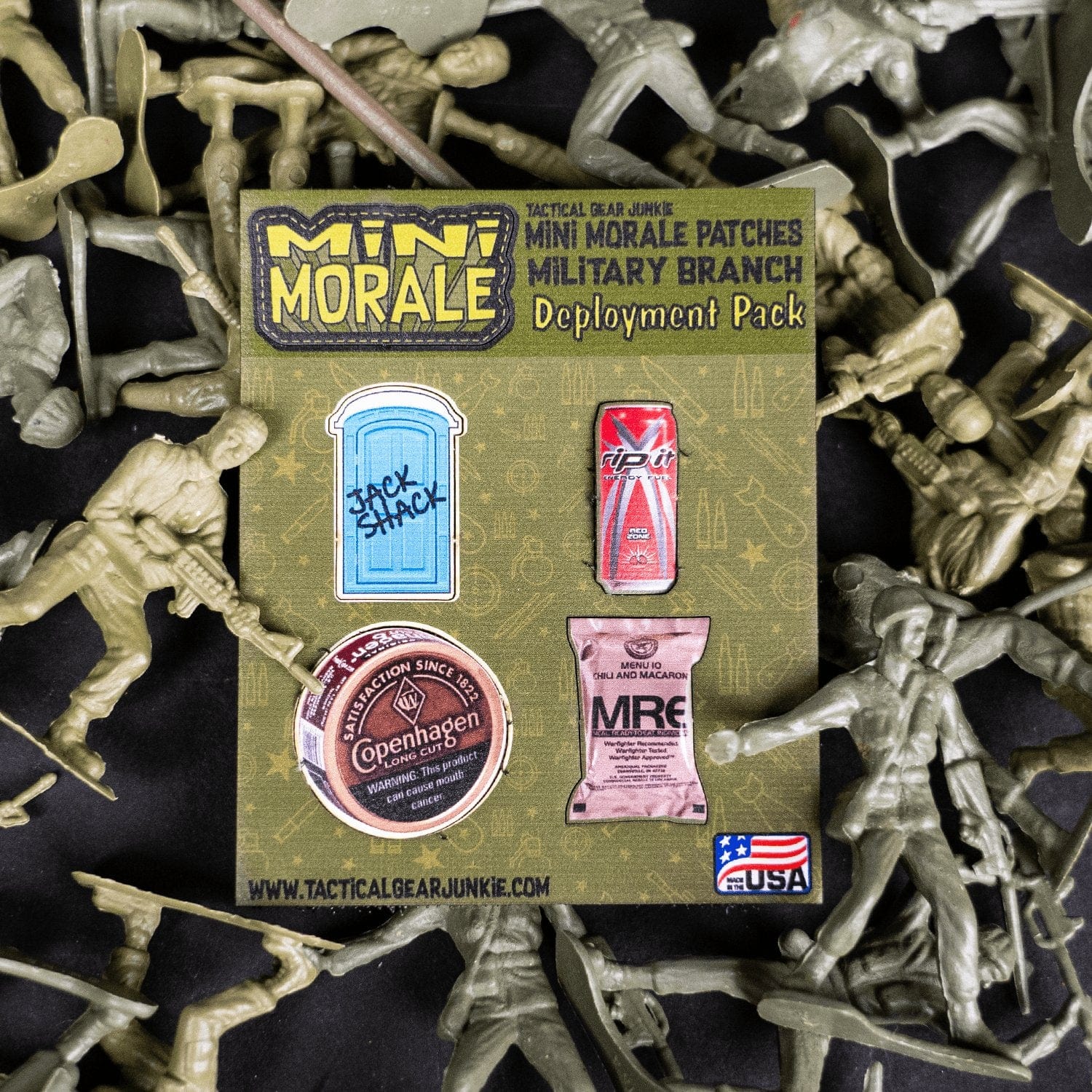 Tactical Gear Junkie Patches Mini Morale - Deployment Patch Pack 1