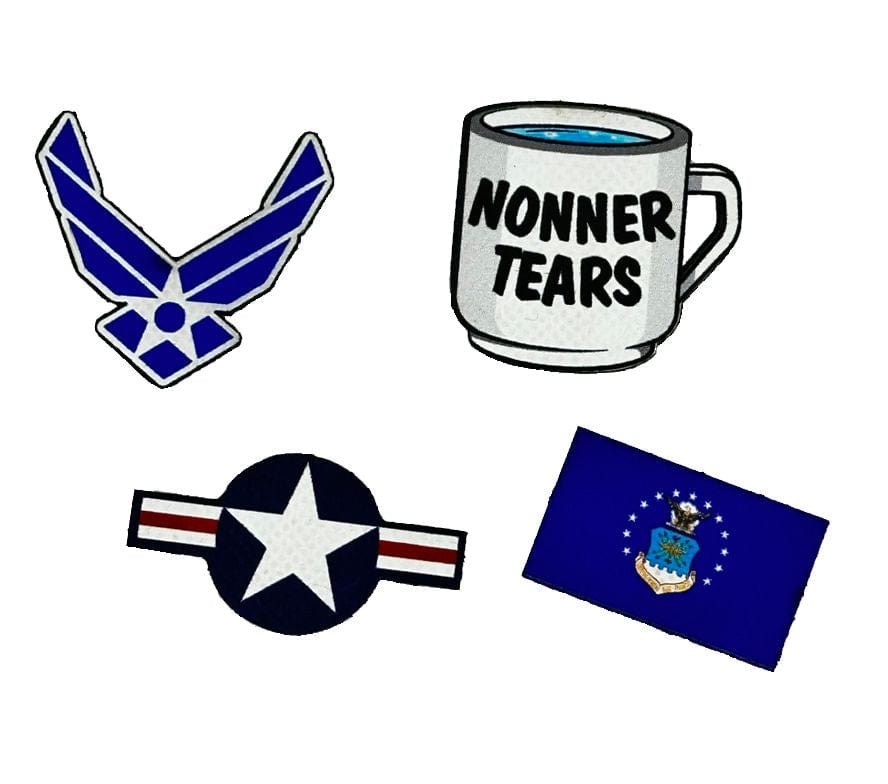 Tactical Gear Junkie Mini Morale - U.S. Air Force Patch Pack 1