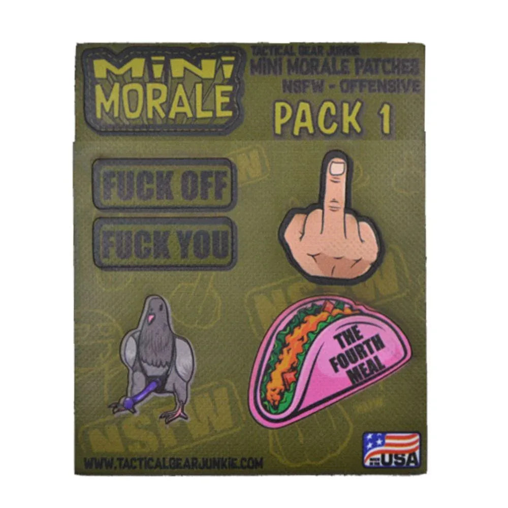 Tactical Gear Junkie Patches Mini Morale - NSFW Offensive Patch Pack 1