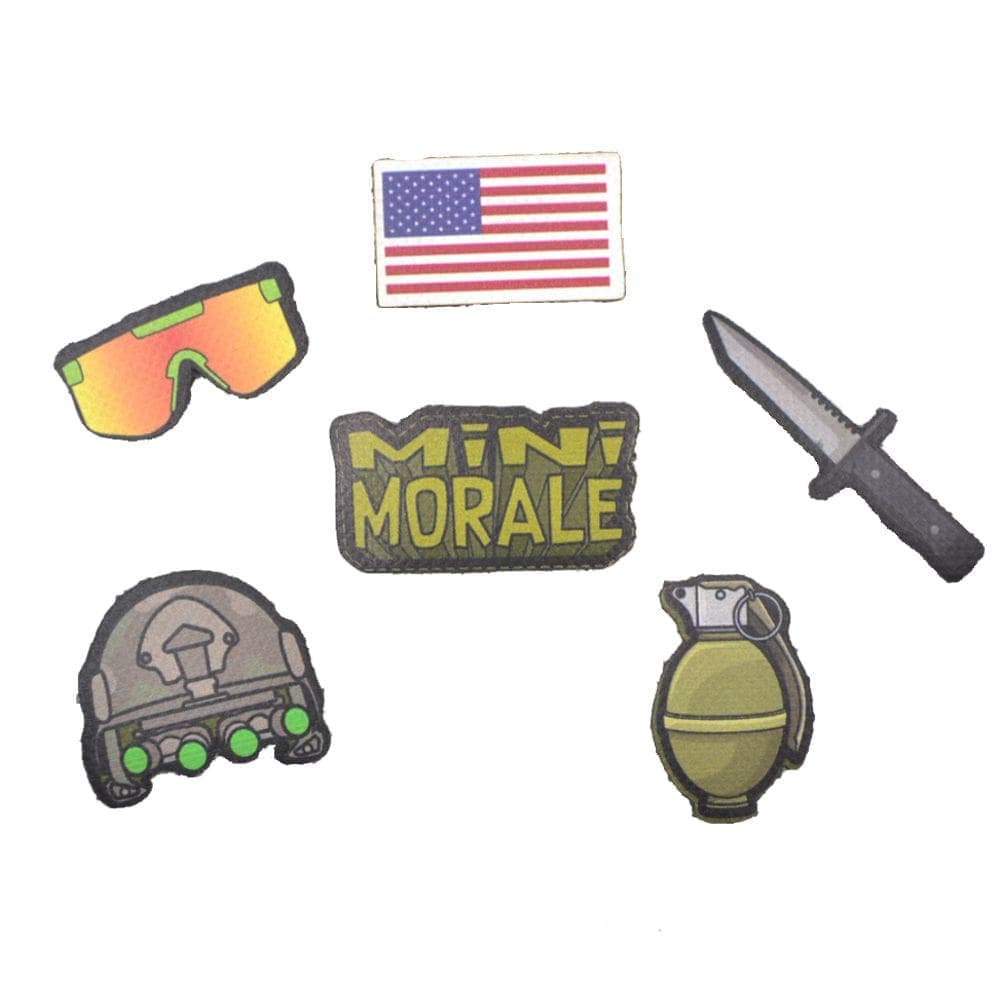 Tactical Gear Junkie Patches Mini Morale - TactiCool Patch Pack 1