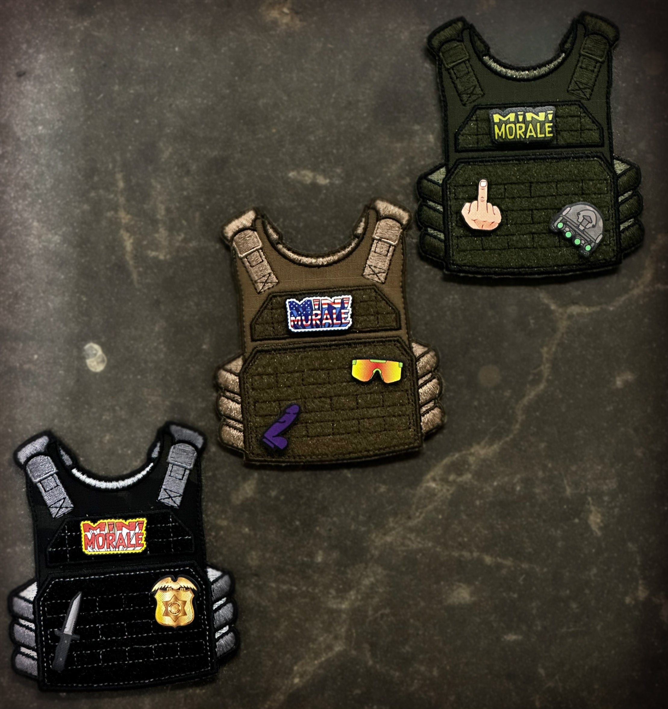 Blank Molle Badge, Molle Patches