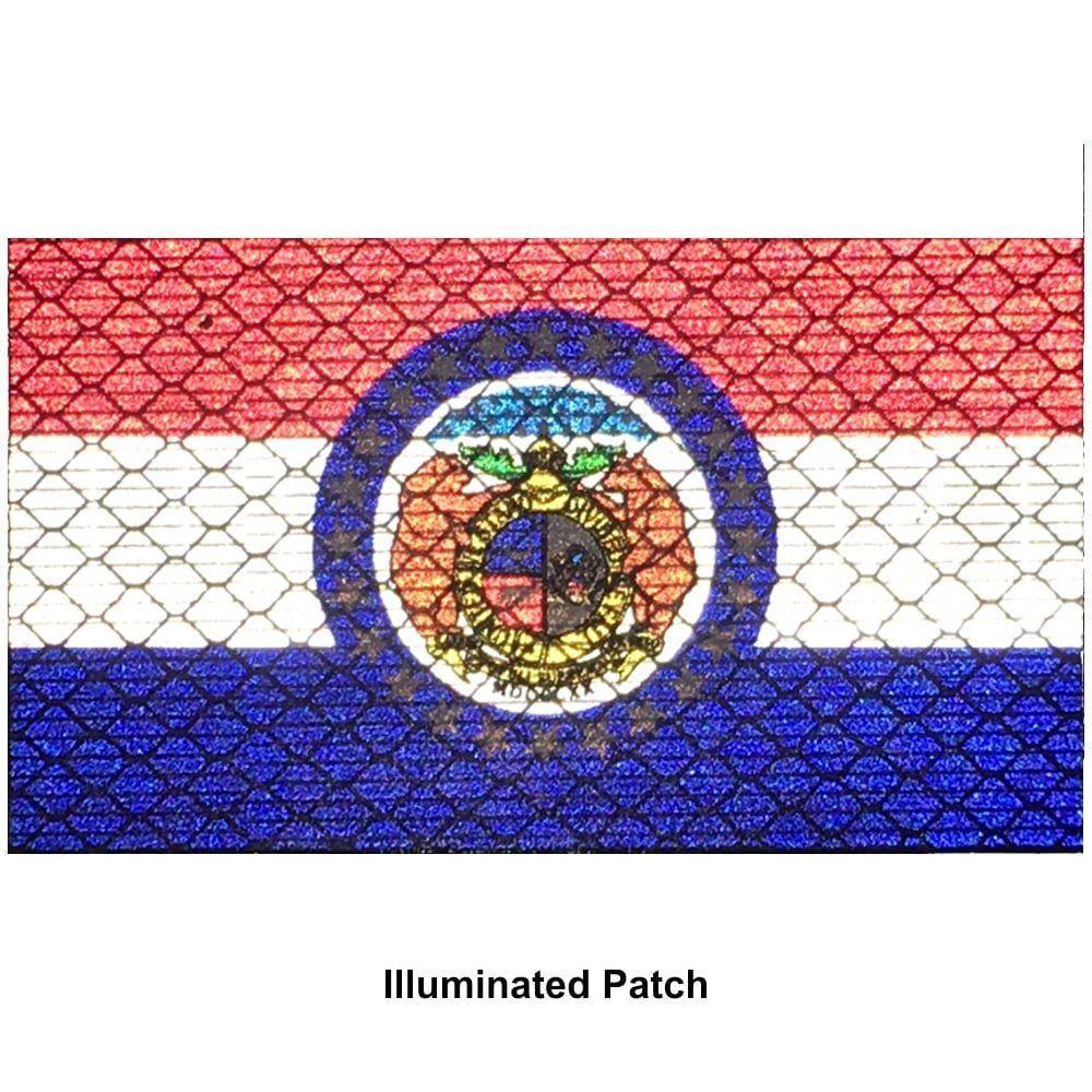 Tactical Gear Junkie Patches Reflective Missouri State Flag - 2x3.5 Patch