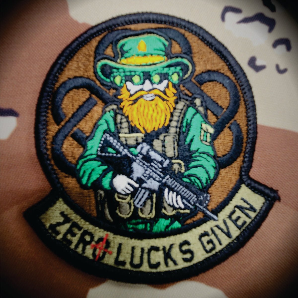 March 2024 POTM - Zero Lucks Given Tactical Recon Leprechaun with Night Vision Goggles - OCP 4" Tall
