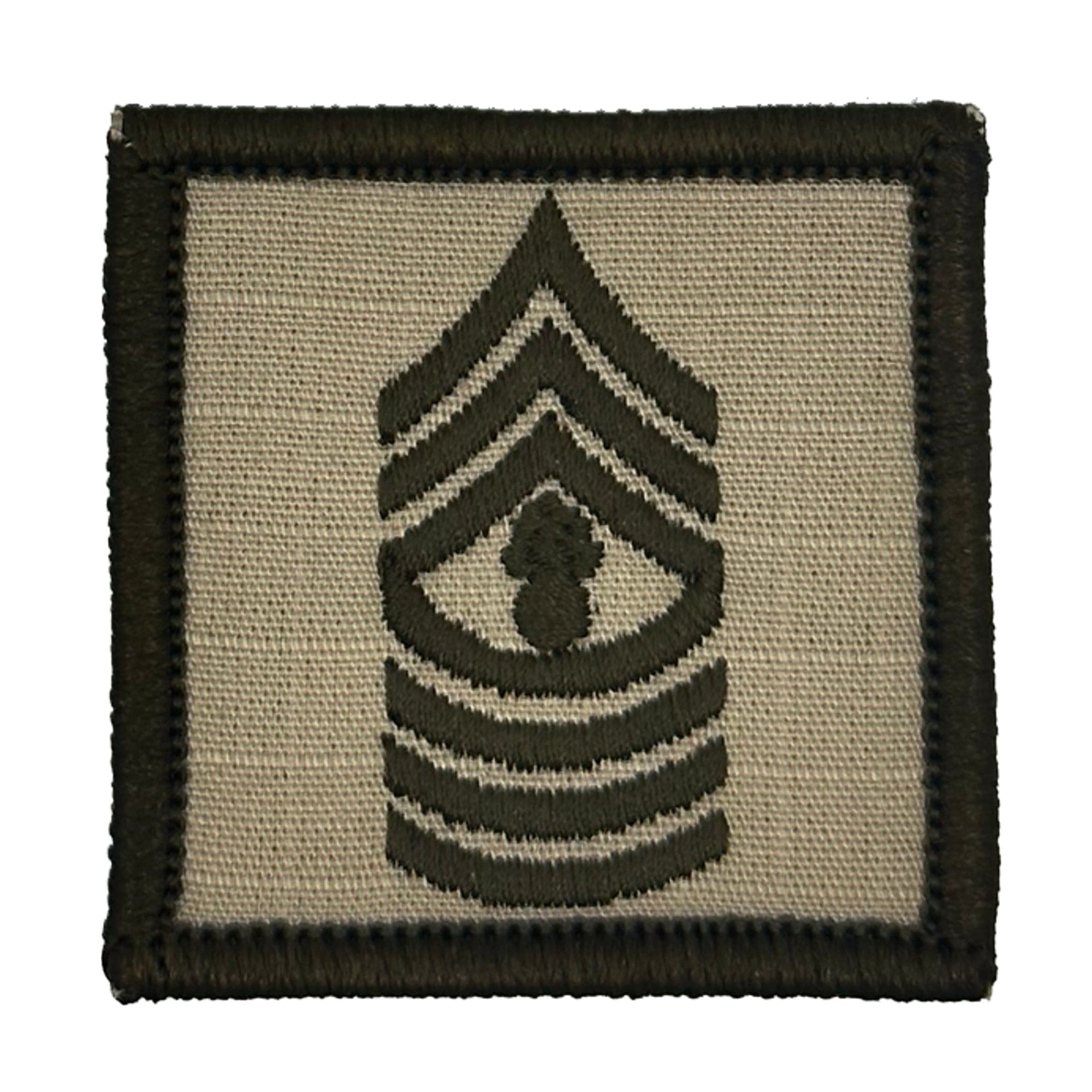 Tactical Gear Junkie Patches Desert Sand / Master Gunnery Sergeant USMC Rank Insignia - 2x2 Patch