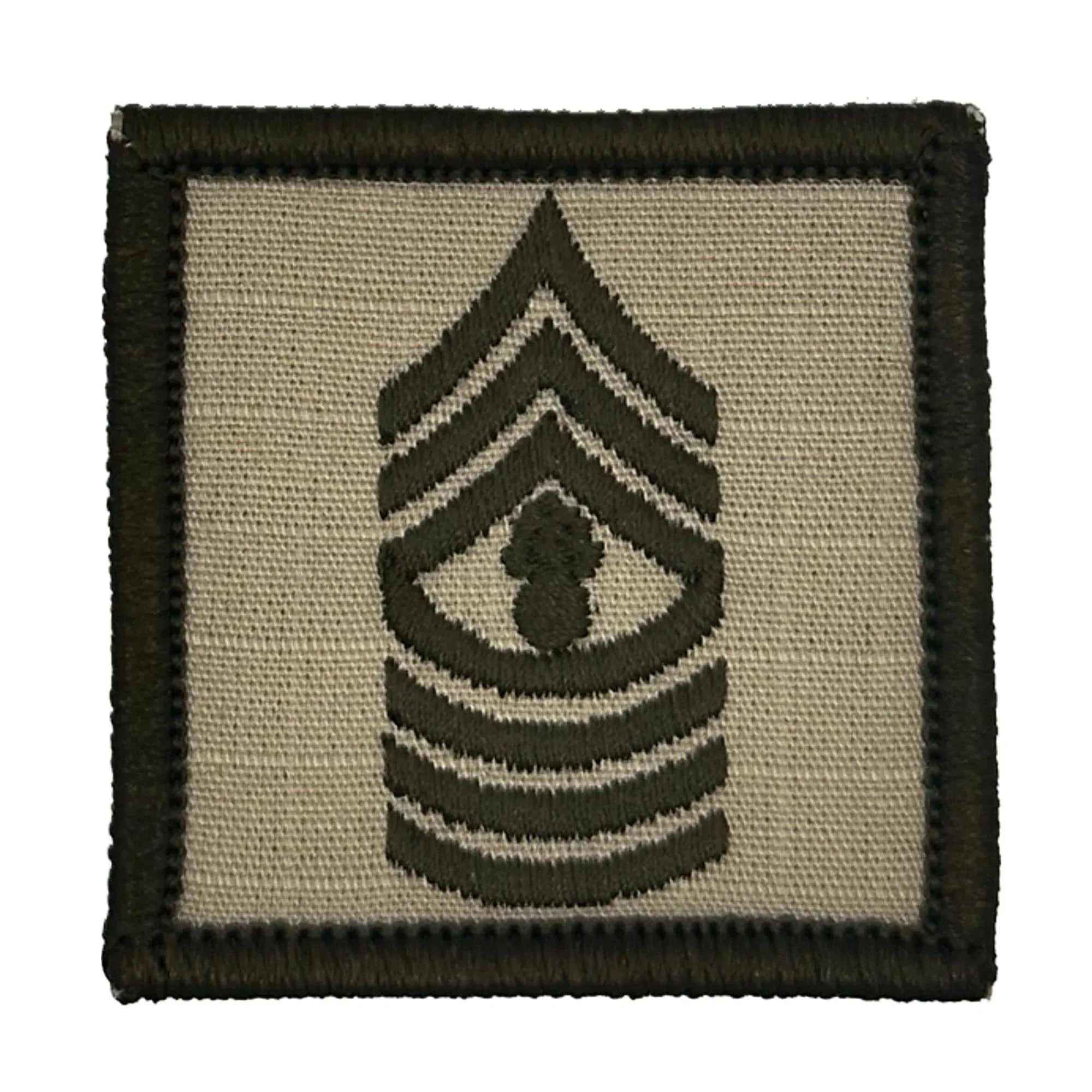 Tactical Gear Junkie Patches Desert Sand / Master Gunnery Sergeant USMC Rank Insignia - 2x2 Patch
