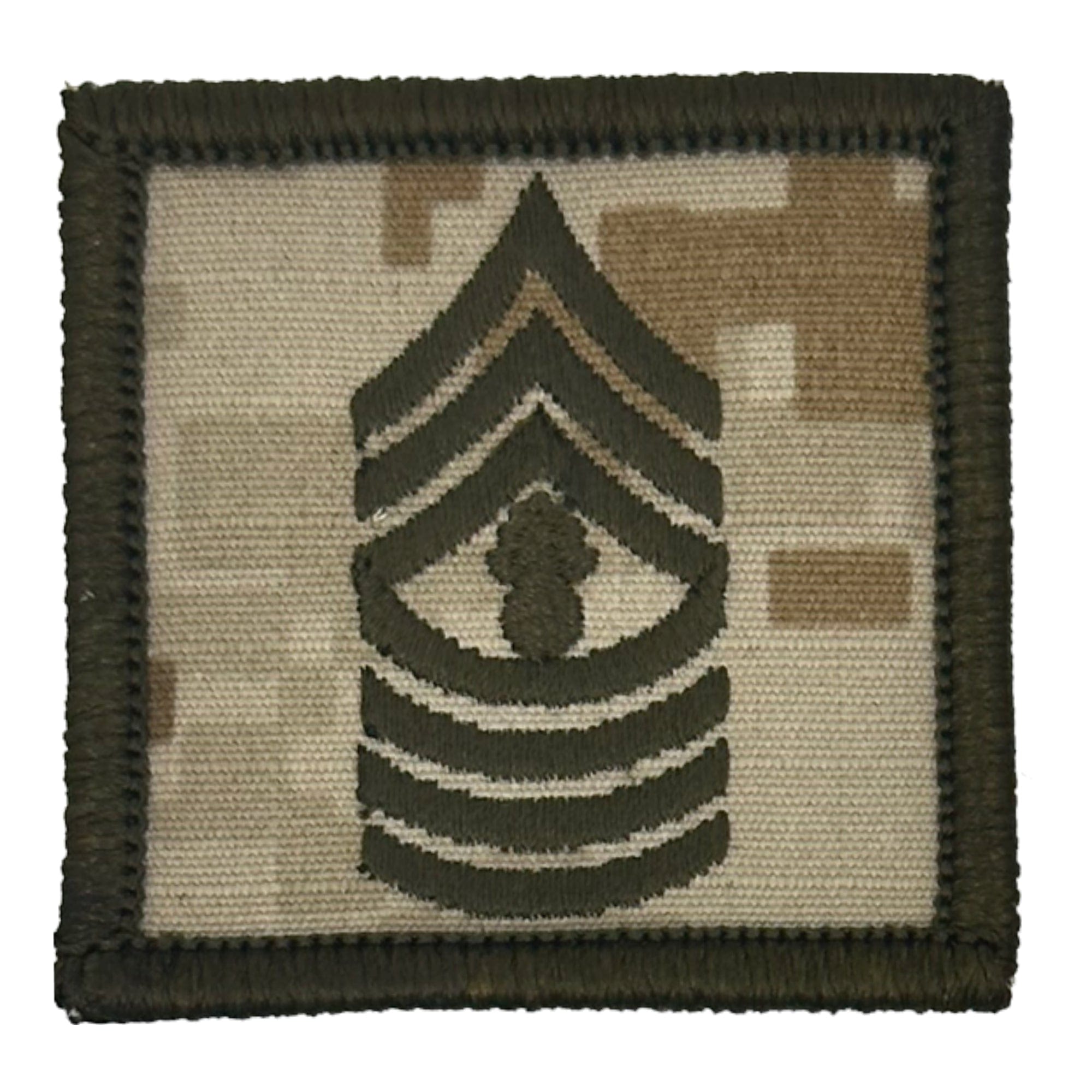 Tactical Gear Junkie Patches MARPAT Desert / Master Gunnery Sergeant USMC Rank Insignia - 2x2 Patch