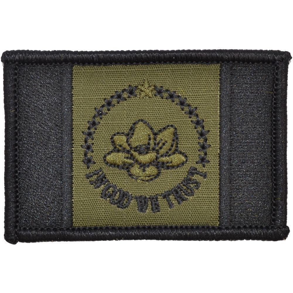 Tactical Gear Junkie Patches Olive Drab New Mississippi State Flag - 2x3 Patch