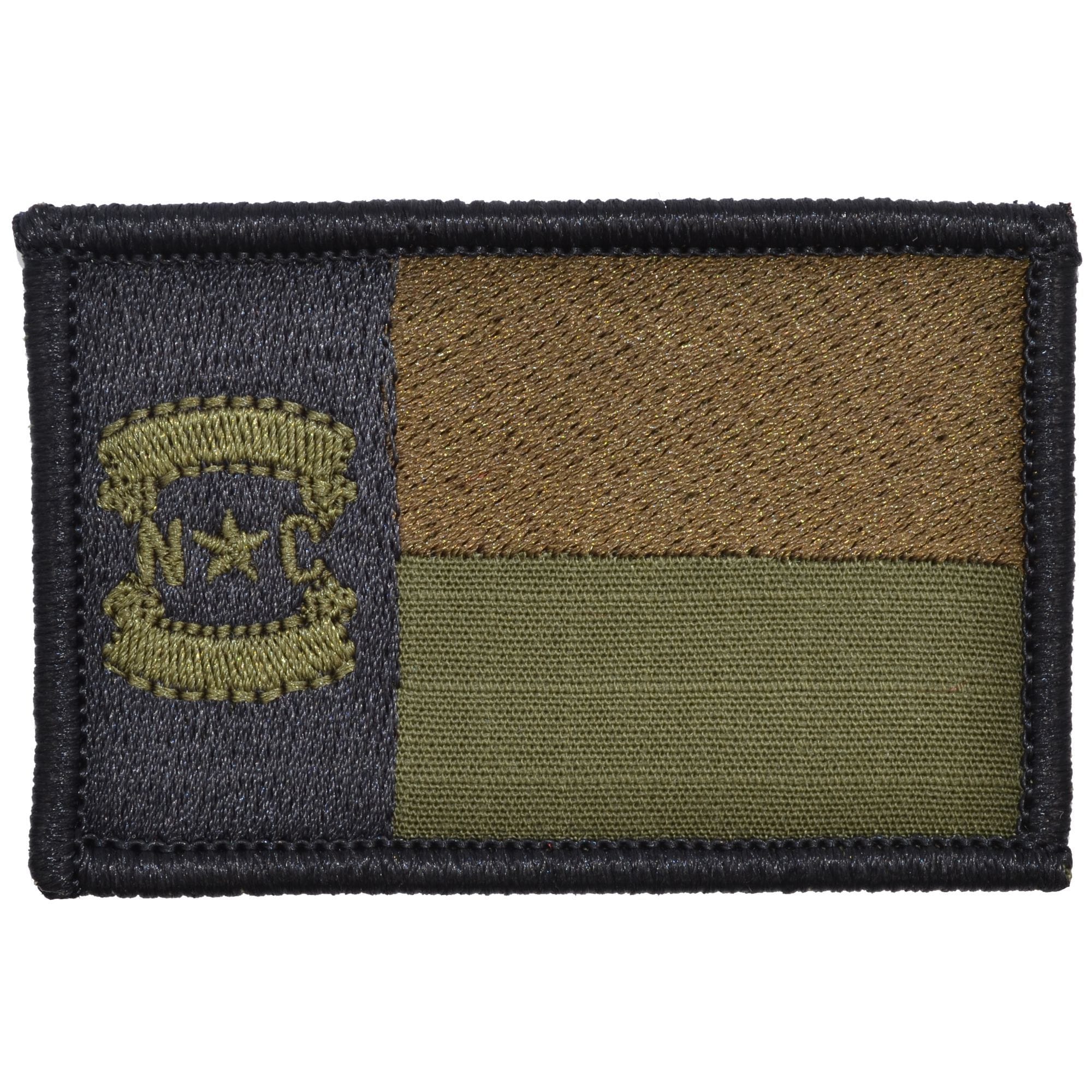 Tactical Gear Junkie Patches Olive Drab North Carolina State Flag - 2x3 Patch
