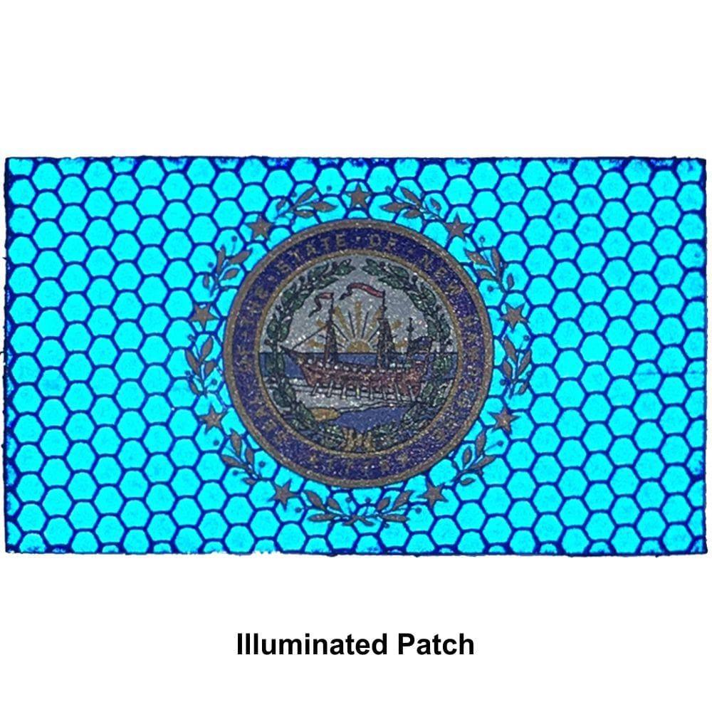 Tactical Gear Junkie Patches Reflective New Hampshire State Flag - 2x3.5 Patch