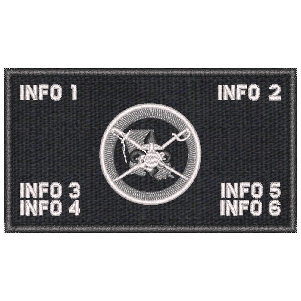 Tactical Gear Junkie Patches Black PMO NOLA Combat Plate Carrier Flak Patch - Authorized Purchase Only