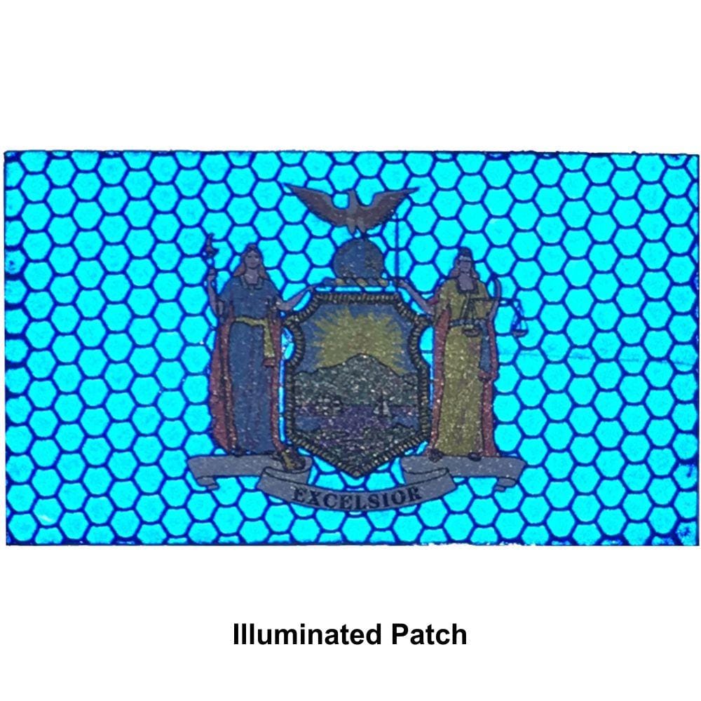 Tactical Gear Junkie Patches Reflective New York State Flag - 2x3.5 Patch