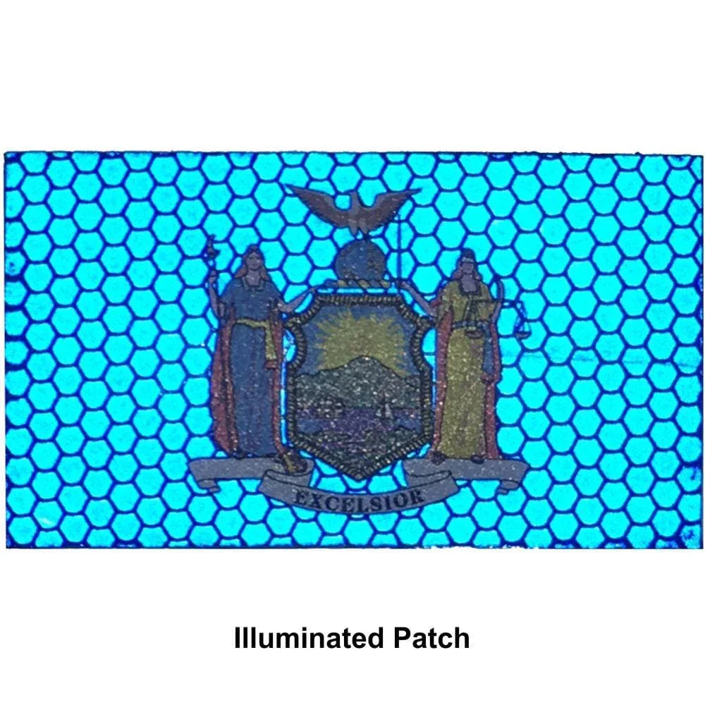 Tactical Gear Junkie Patches Reflective New York State Flag - 2x3.5 Patch
