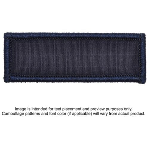 Tactical Gear Junkie Patches Navy Blue Custom Text Patch - 1x3