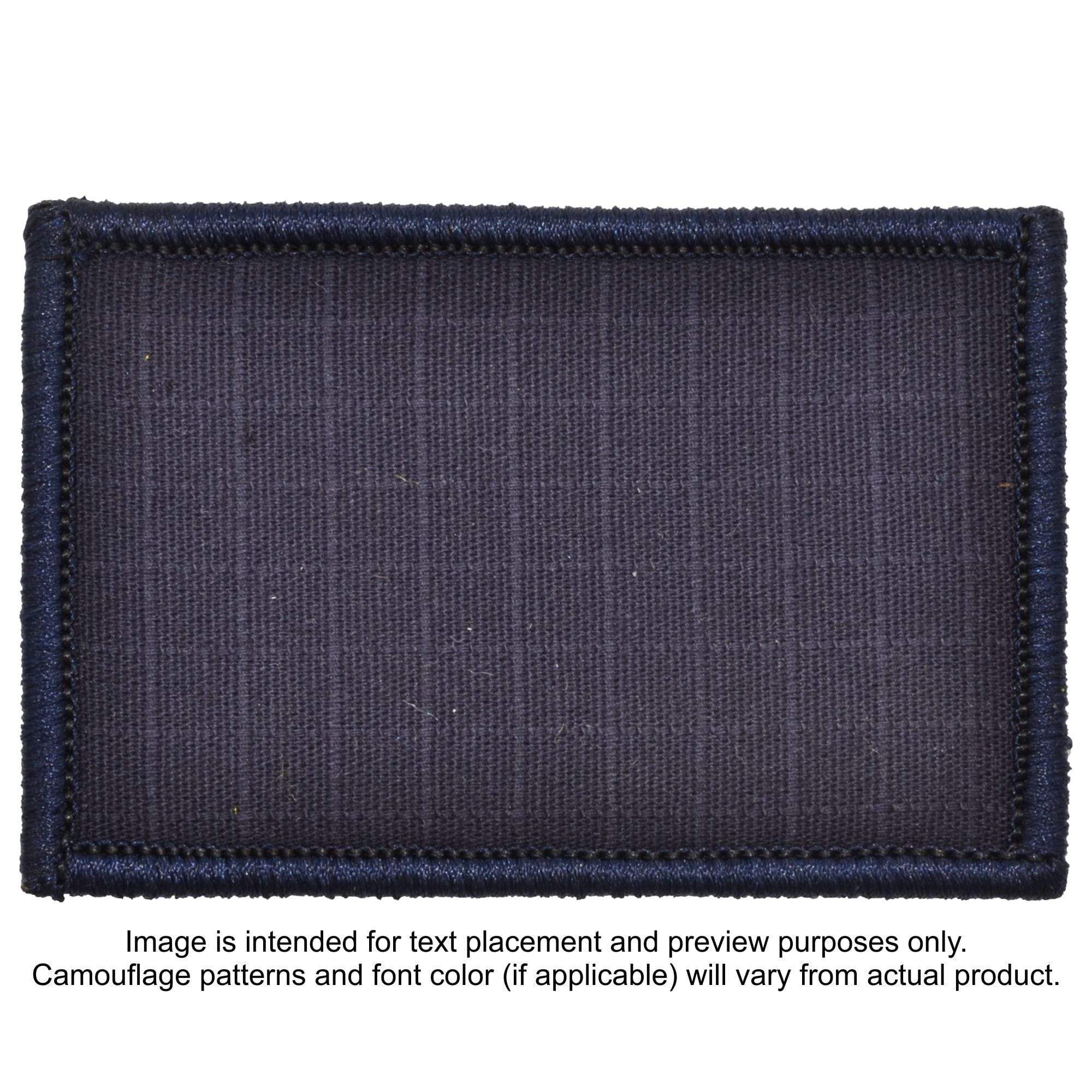 Tactical Gear Junkie Patches Navy Blue Custom Text Patch - 2x3