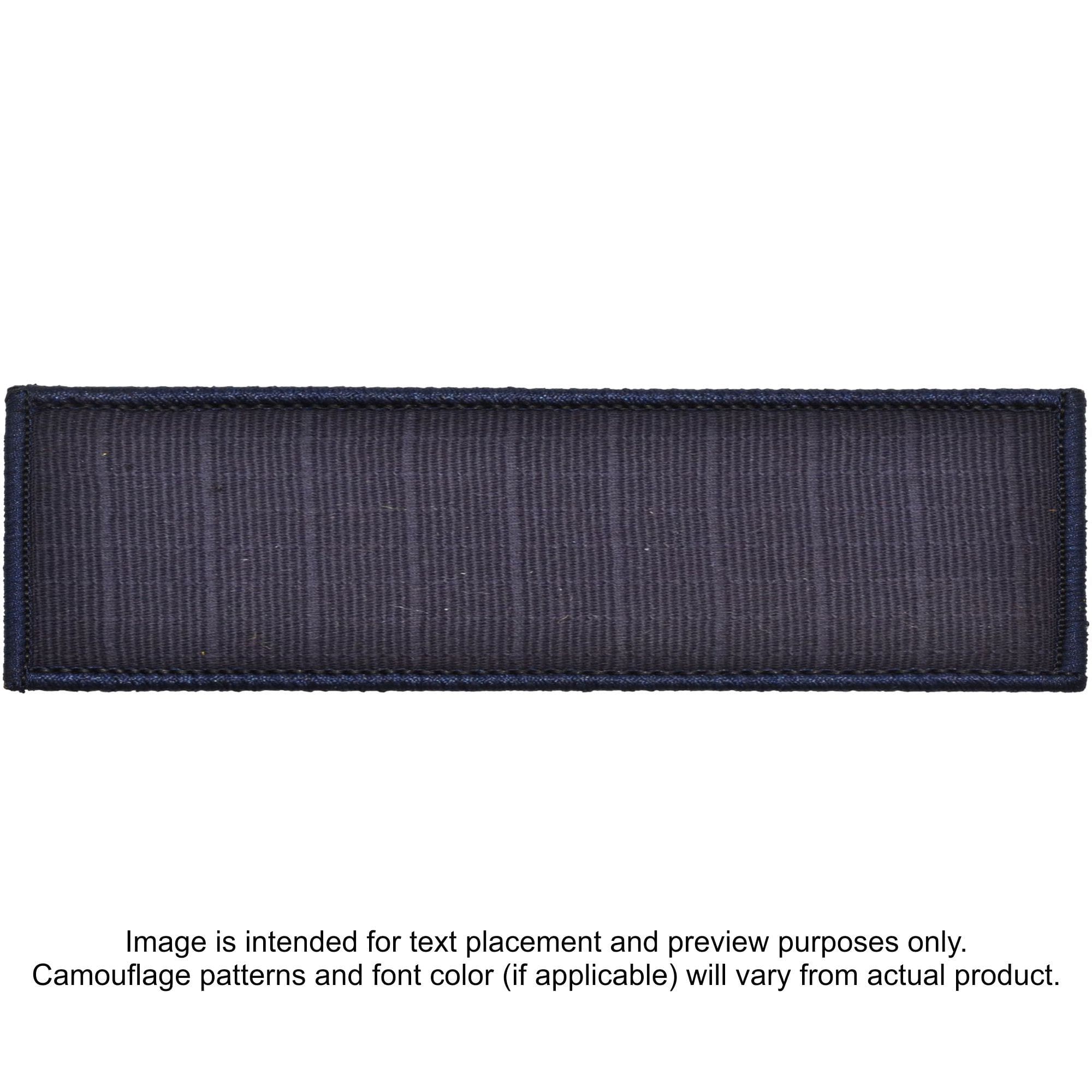 Tactical Gear Junkie Patches Navy Blue Custom Plate Carrier Text Patch - 3x10