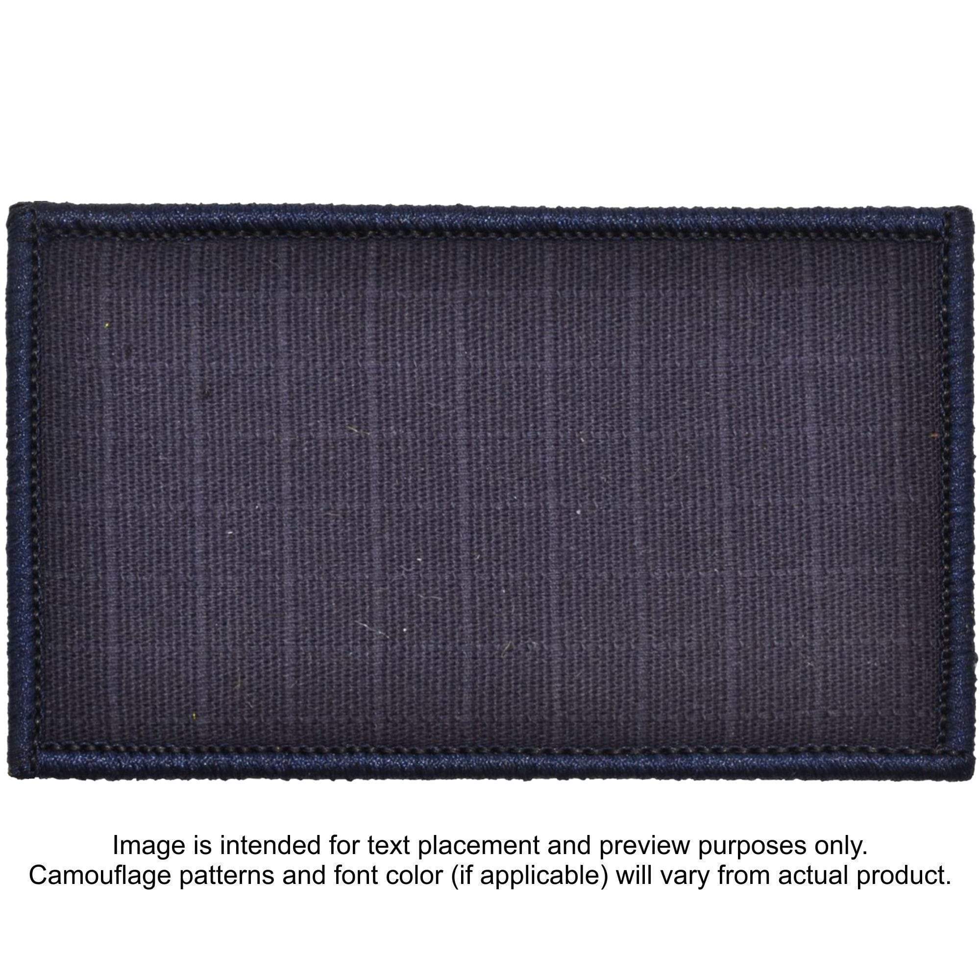 Tactical Gear Junkie Patches Navy Blue / Hook Fastener Custom Reflective Patch - 3x5