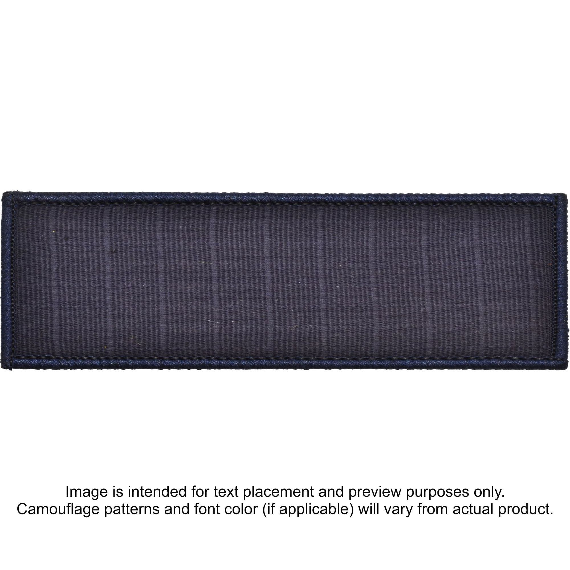 Tactical Gear Junkie Patches Navy Blue / Hook Fastener Custom Reflective Patch - 3x9