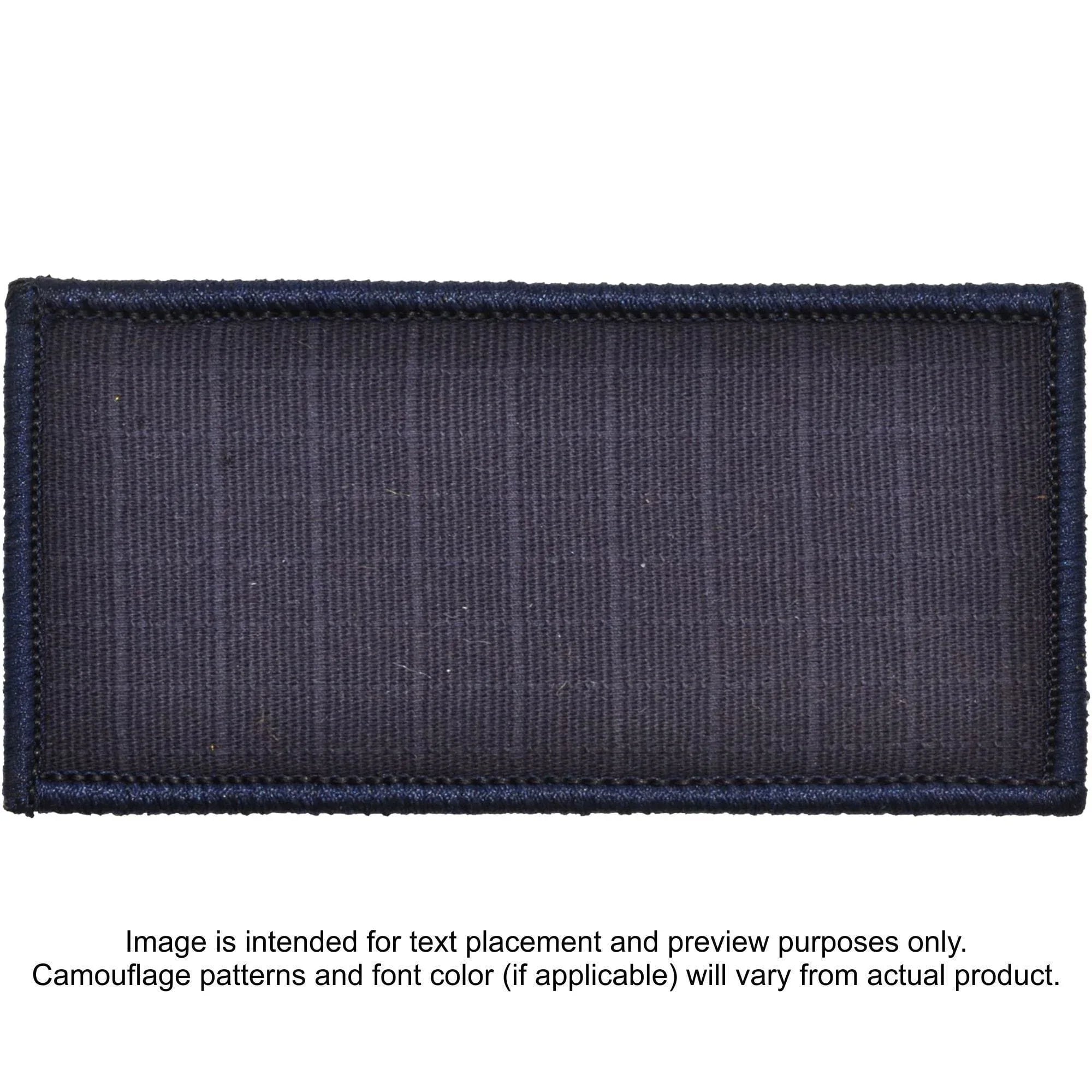 Tactical Gear Junkie Patches Navy Blue / Hook Fastener Custom Reflective Patch - 3x6