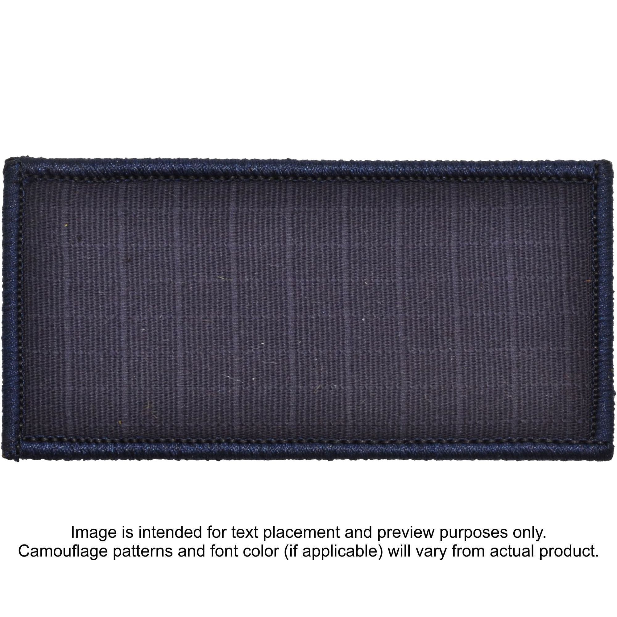 Tactical Gear Junkie Patches Navy Blue / Hook Fastener Custom Reflective Patch - 4x8