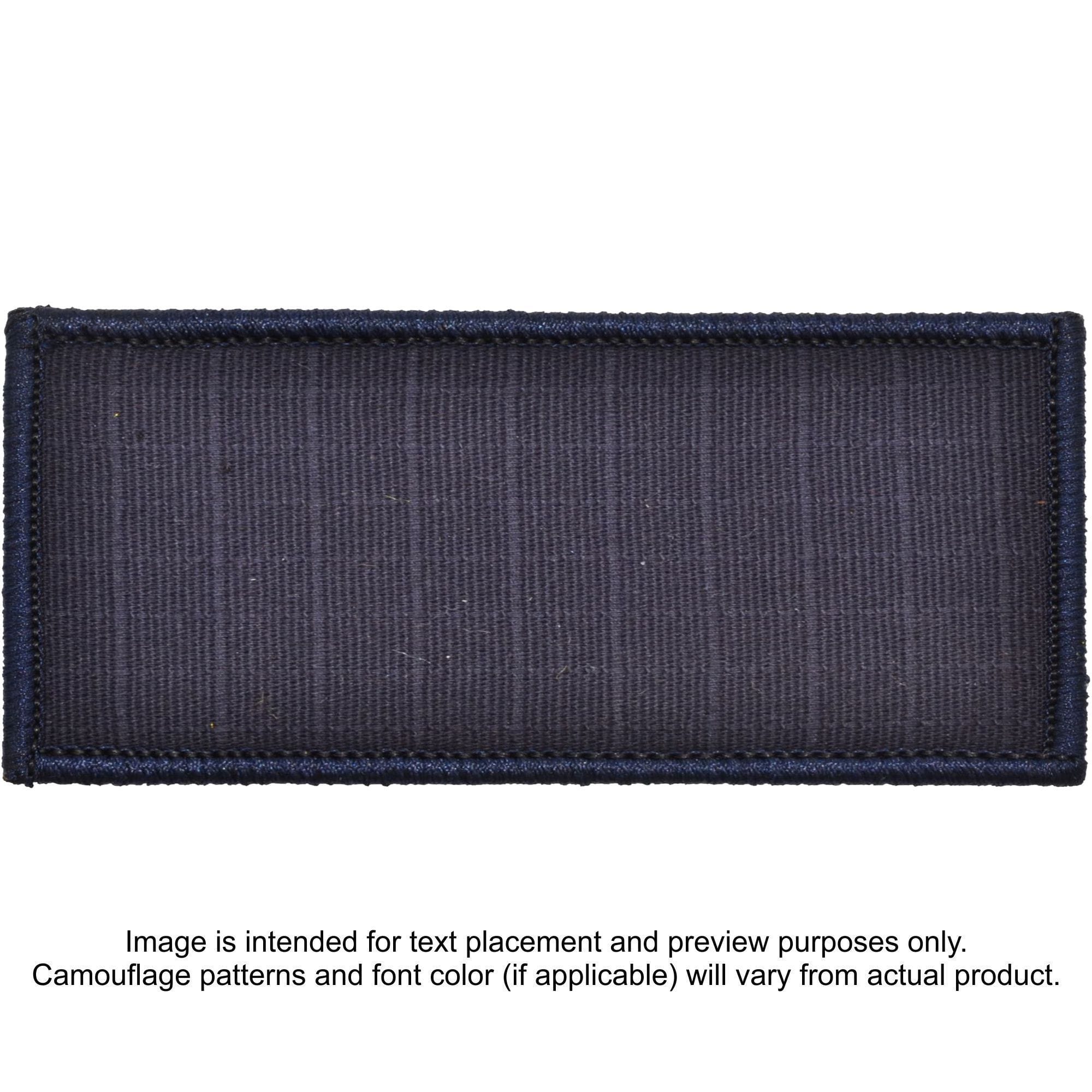 Tactical Gear Junkie Patches Navy Blue Custom Plate Carrier Text Patch - 4x9