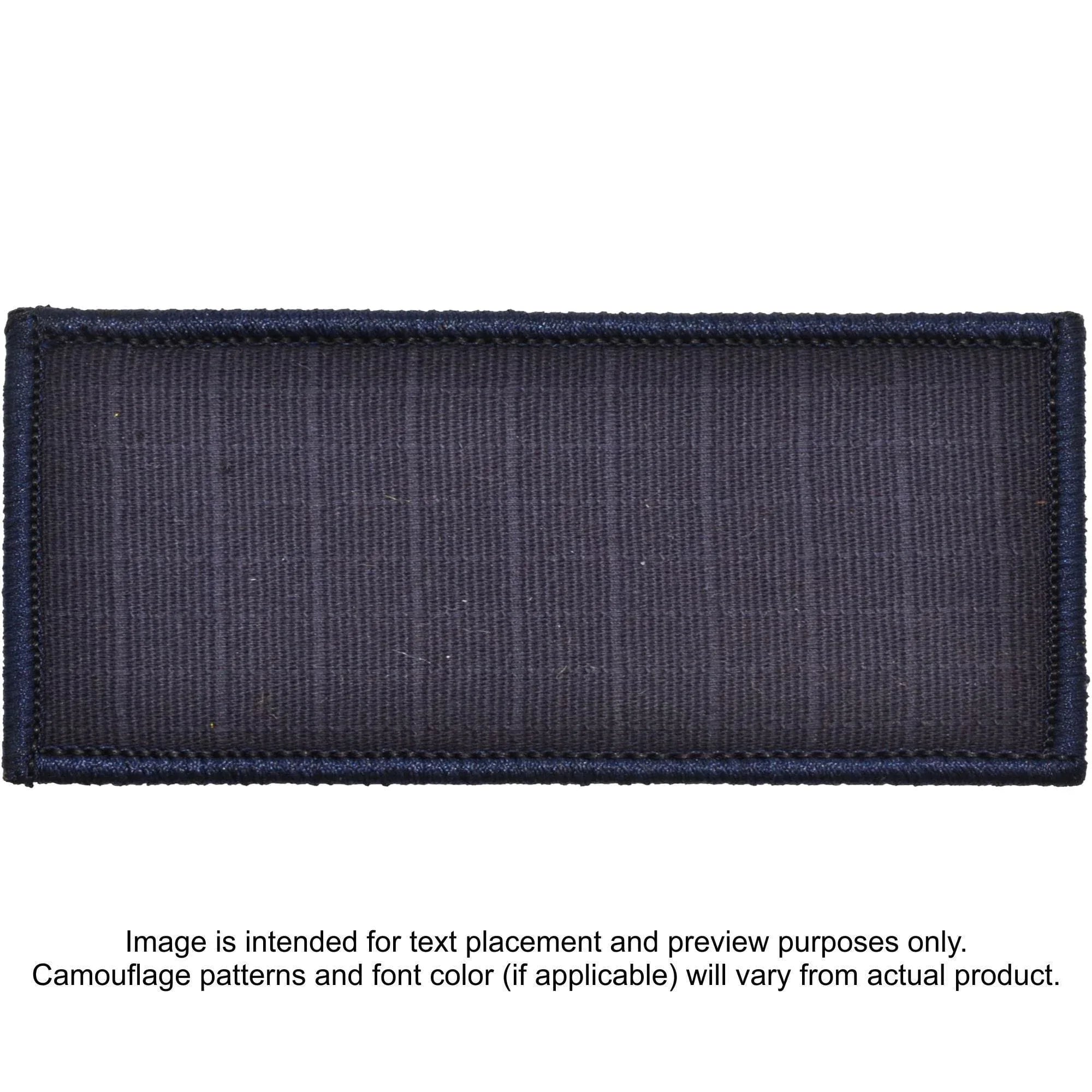 Tactical Gear Junkie Patches Navy Blue Custom Plate Carrier Text Patch - 4x9