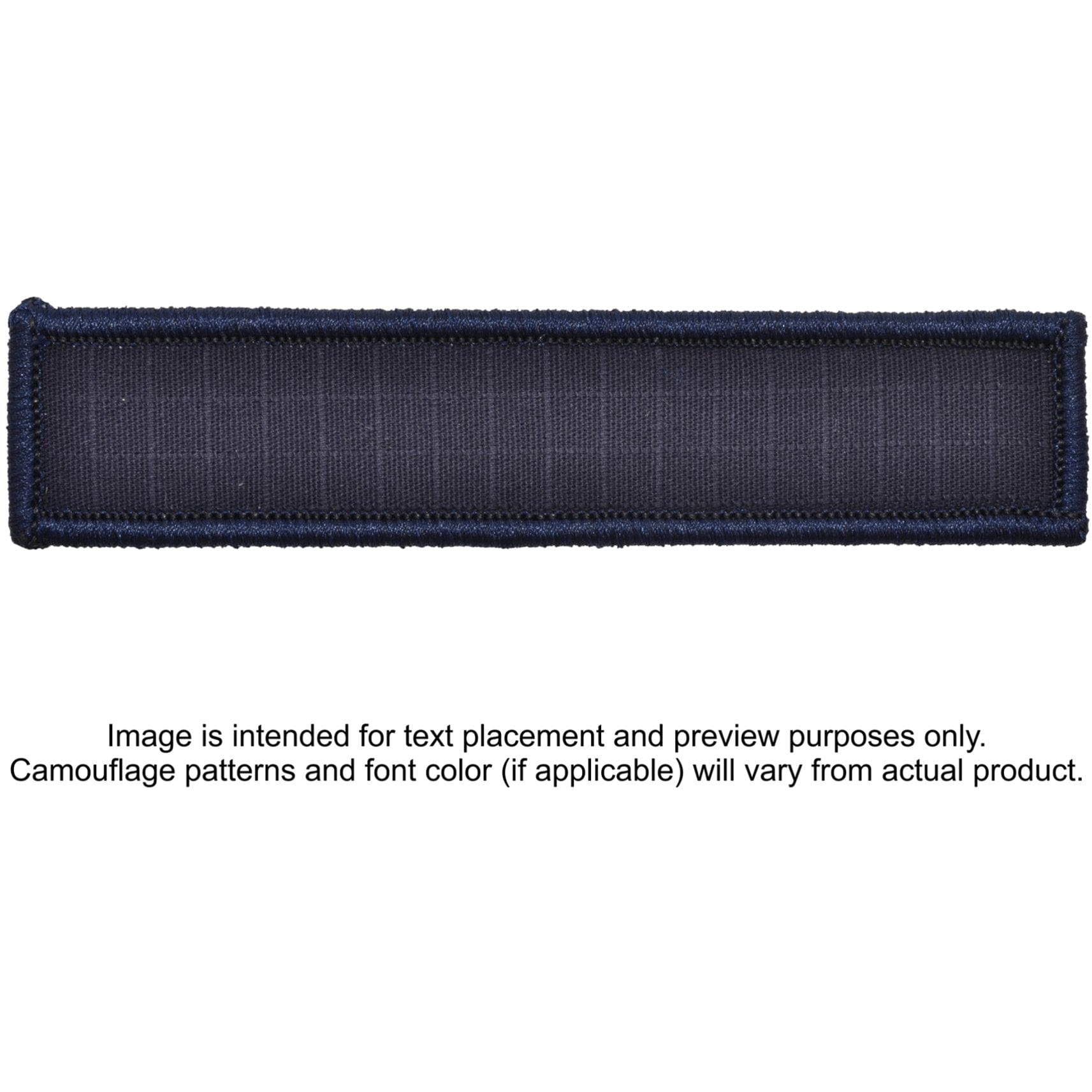 Tactical Gear Junkie Patches Navy Blue Custom Text Patch - 1x5