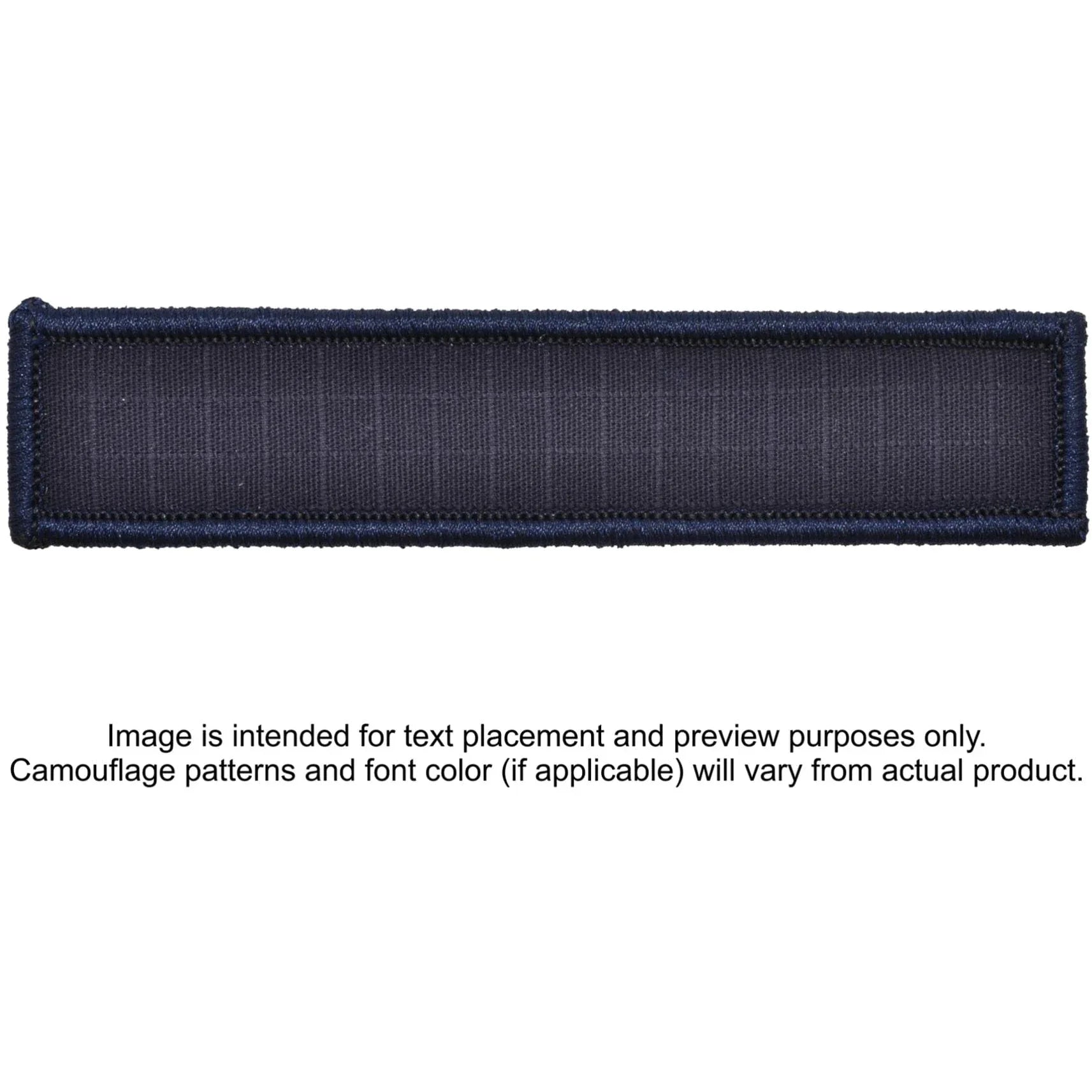 Tactical Gear Junkie Patches Navy Blue Custom Text Patch - 1x5