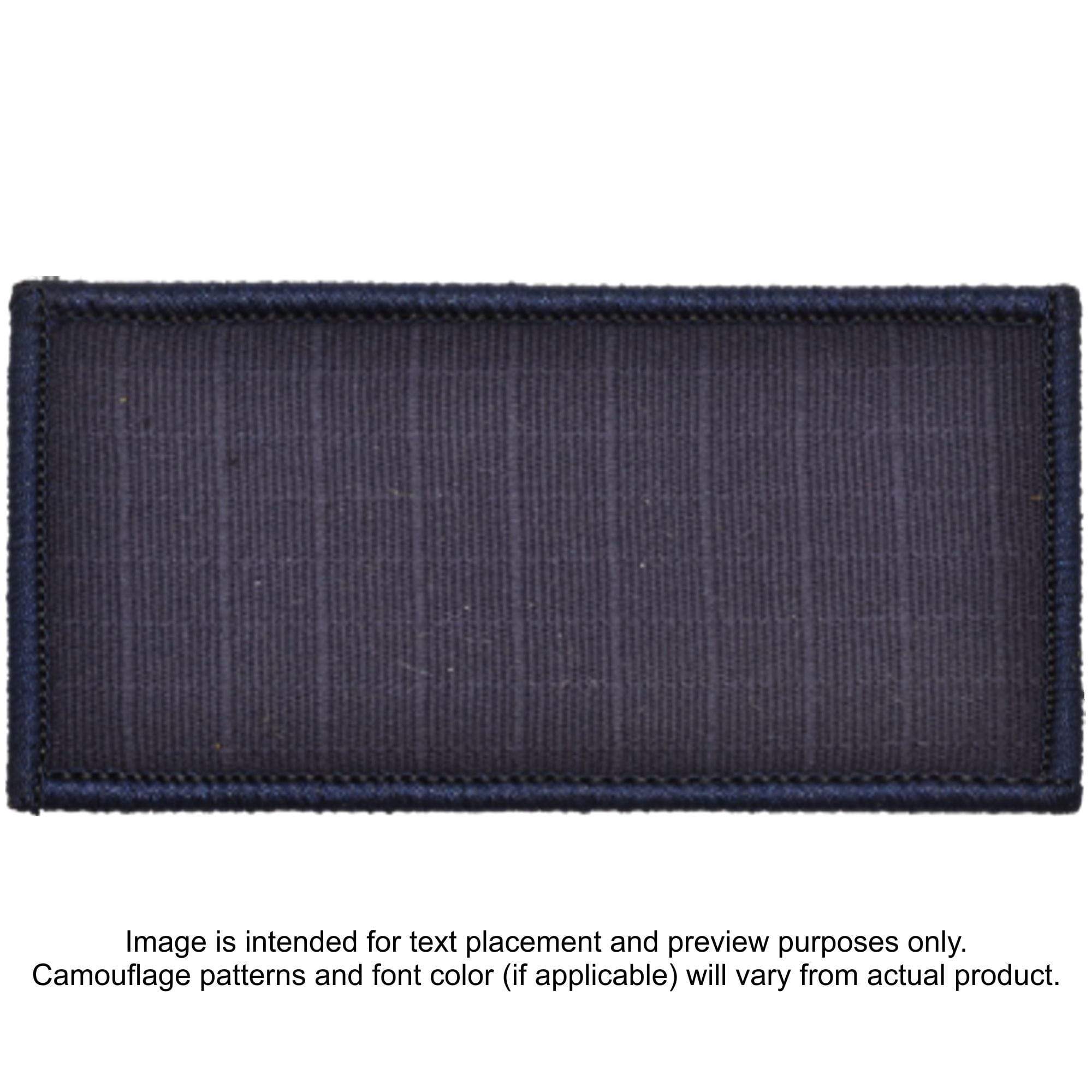 Tactical Gear Junkie Patches Navy Blue Custom Text Patch - 2x4