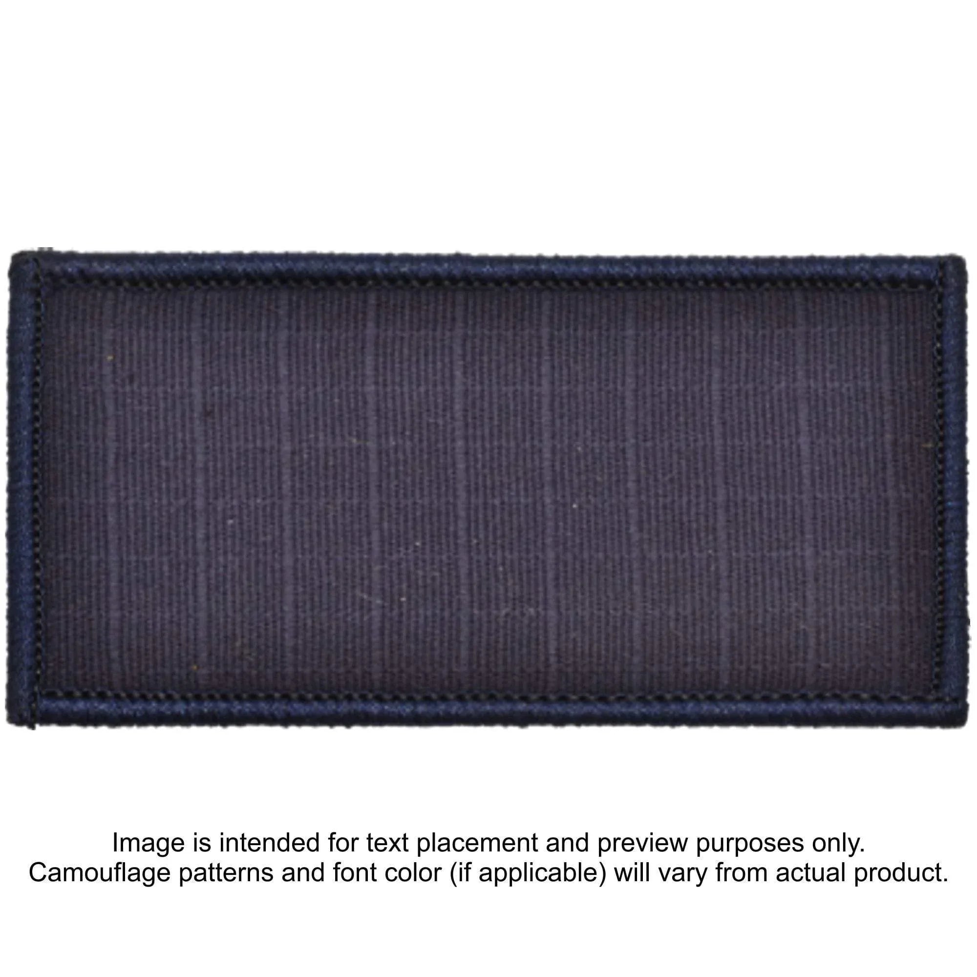 Tactical Gear Junkie Patches Navy Blue Custom Text Patch - 2x4