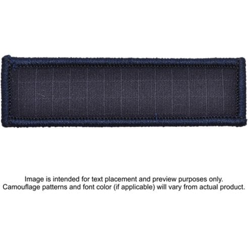 Tactical Gear Junkie Patches Navy Blue Custom Text Patch - 1x3.75