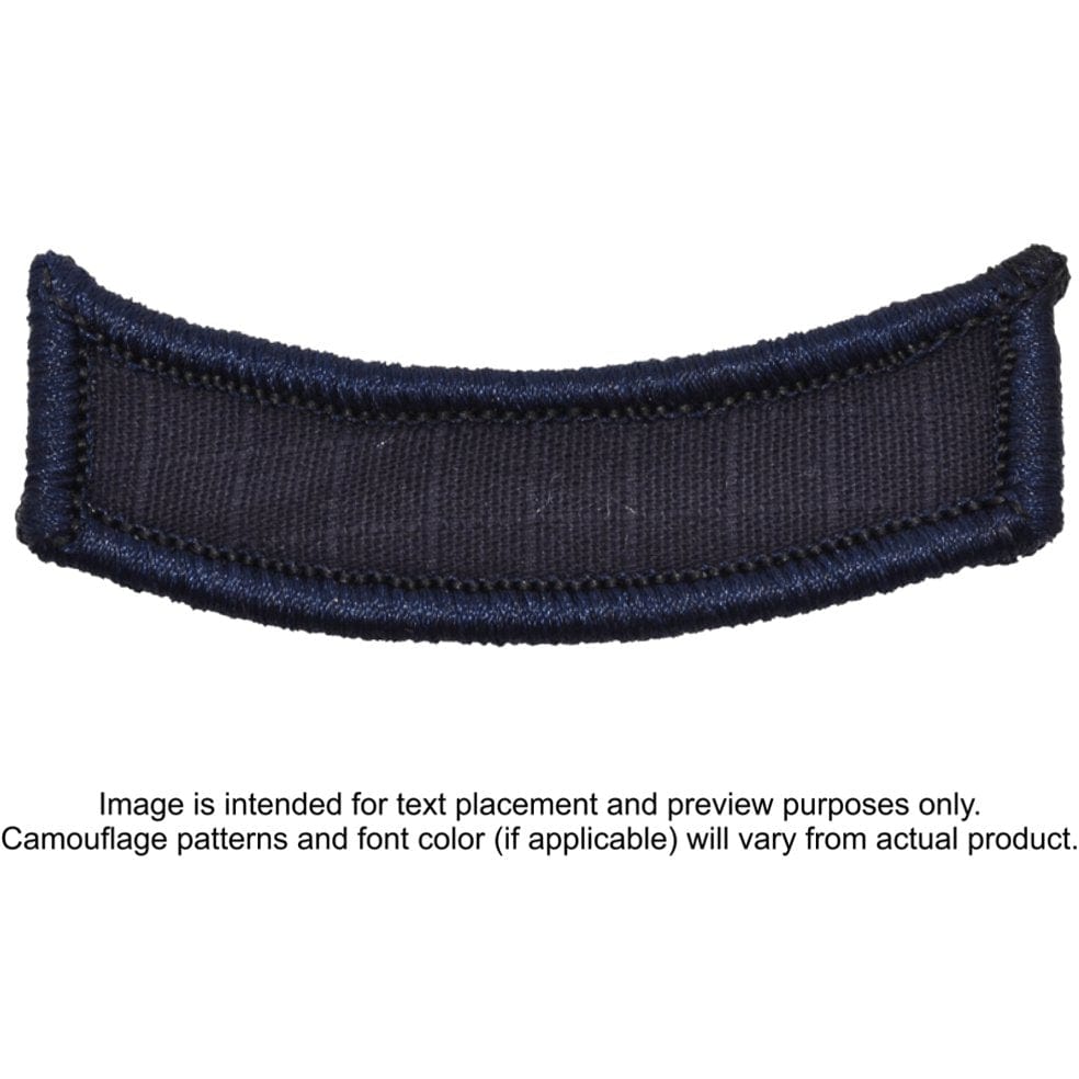 Tactical Gear Junkie Patches Navy Blue Custom Text Patch - Rocker