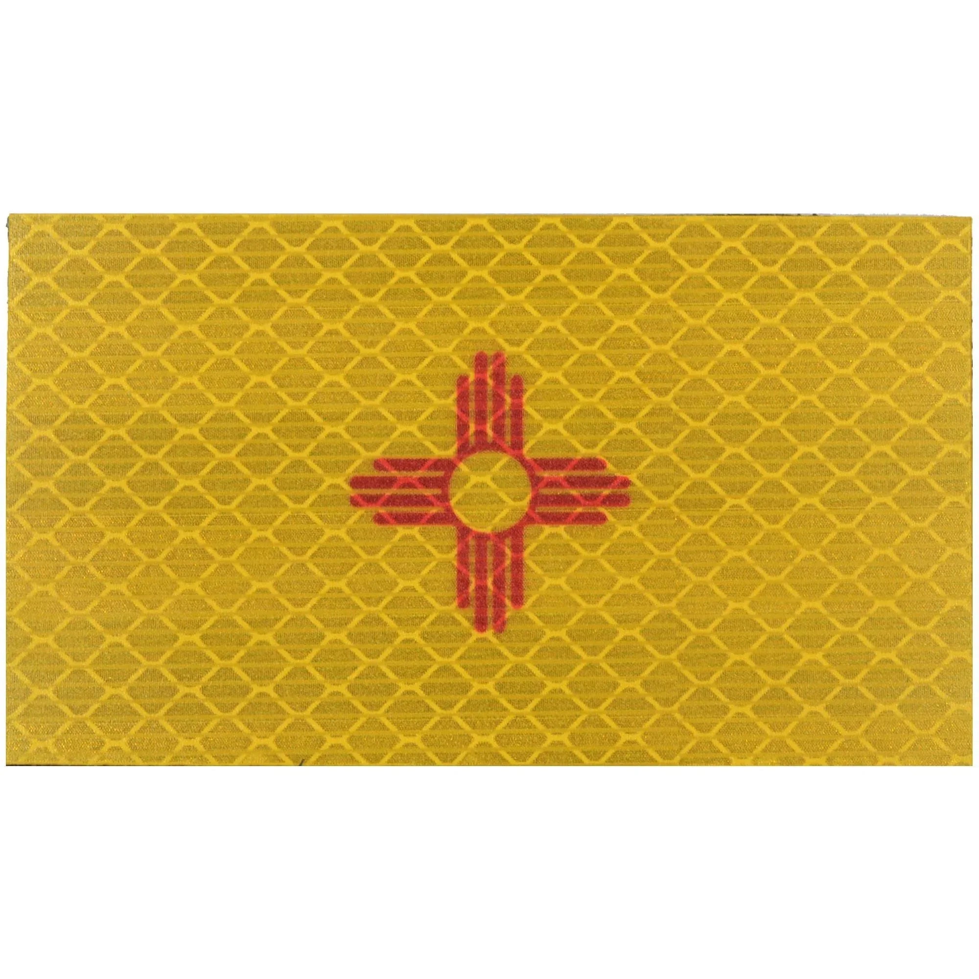 Tactical Gear Junkie Patches Reflective New Mexico State Flag - 2x3.5 Patch