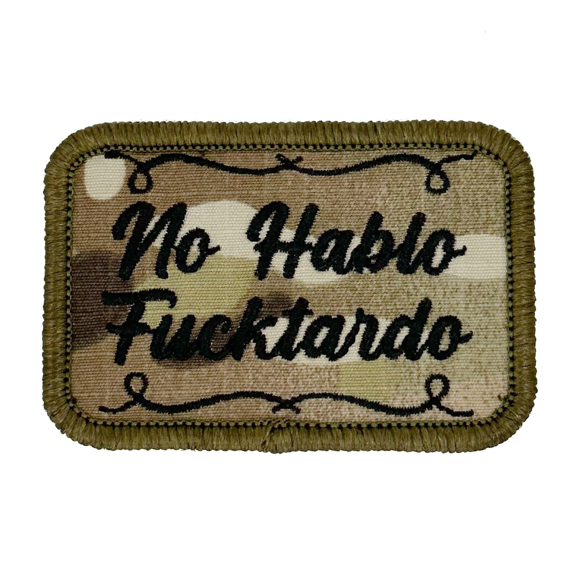Tactical Gear Junkie Patches No Hablo Fucktardo - 2x3 Patch
