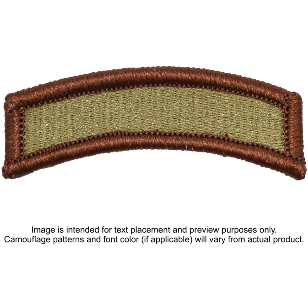 Tactical Gear Junkie Patches OCP/Spice Fully Embroidered Custom Text Patch Fully Embroidered USAF OCP/Spice - Tab
