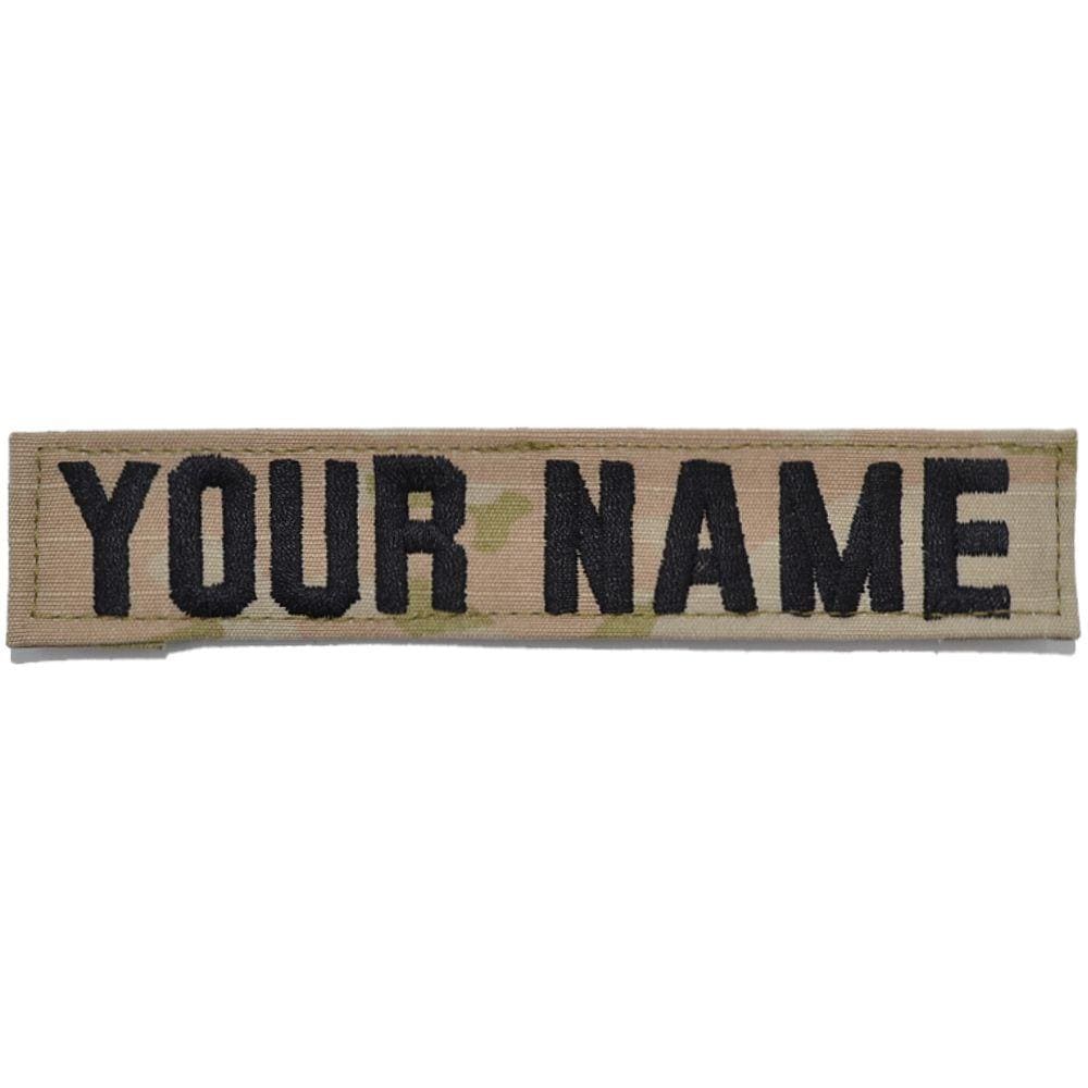Ocp Name Tape / Embroidered Name Tape / Ocp Name Tape With Hook