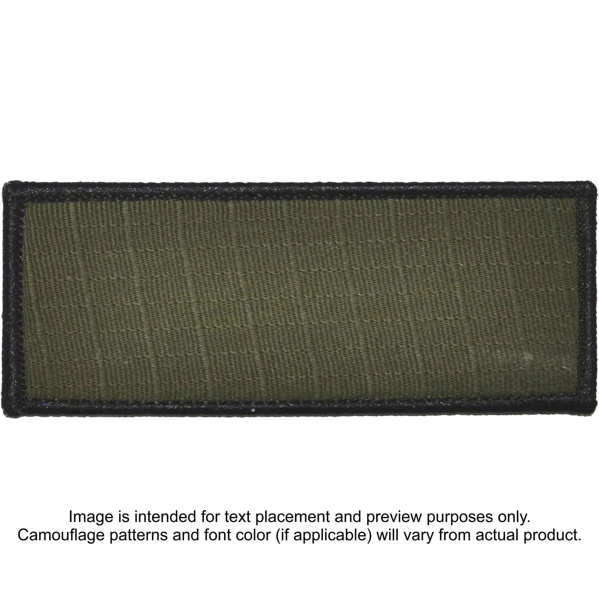Tactical Gear Junkie Patches Olive Drab Custom Plate Carrier Text Patch - 4x10