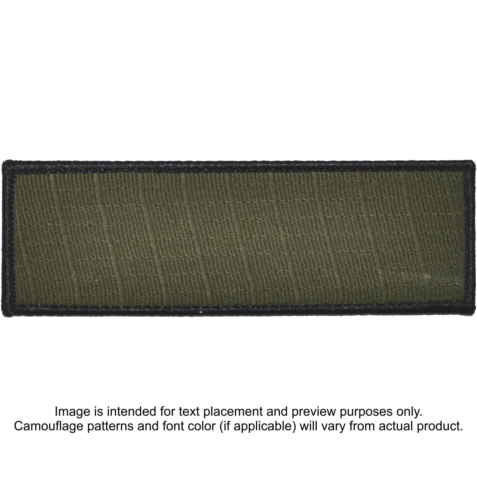 Tactical Gear Junkie Patches Olive Drab Custom Plate Carrier Text Patch - 2x6