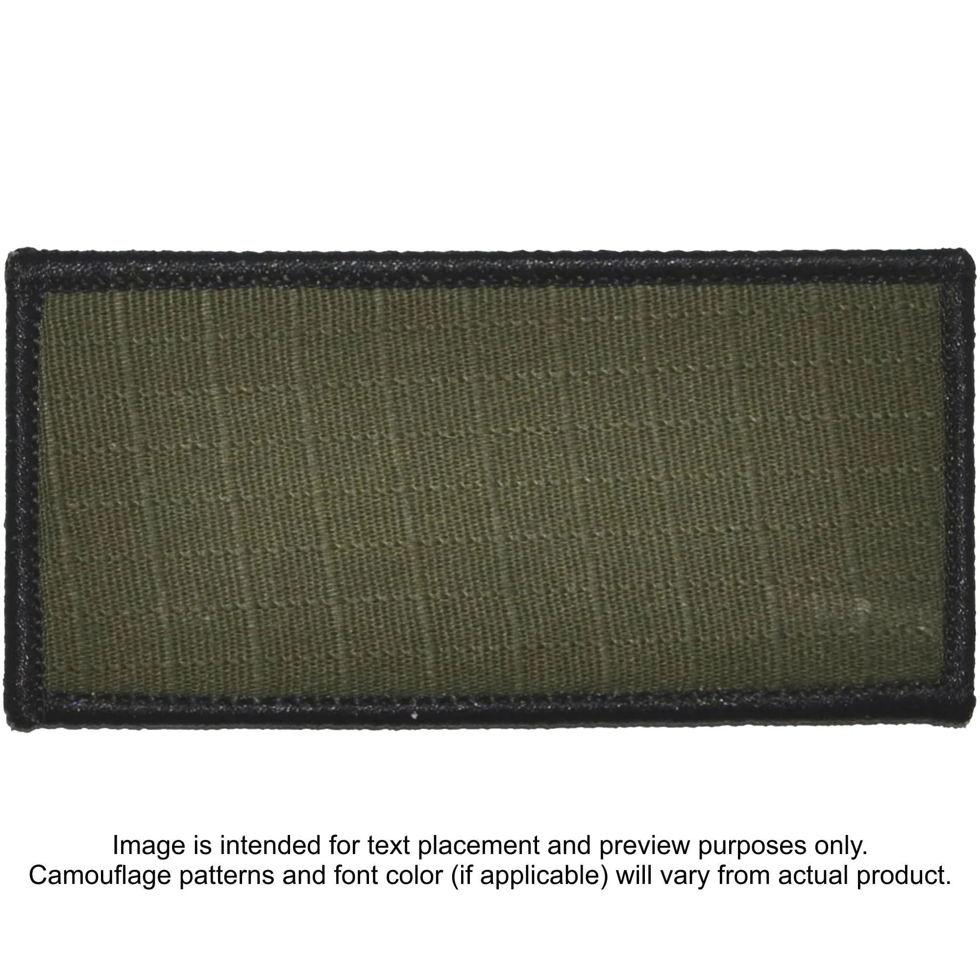 Tactical Gear Junkie Patches Olive Drab Custom Plate Carrier Text Patch - 3x6