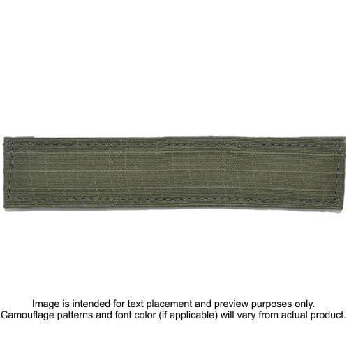 Tactical Gear Junkie Name Tapes Hook Fastener RipStop Custom Name Tape - Olive Drab