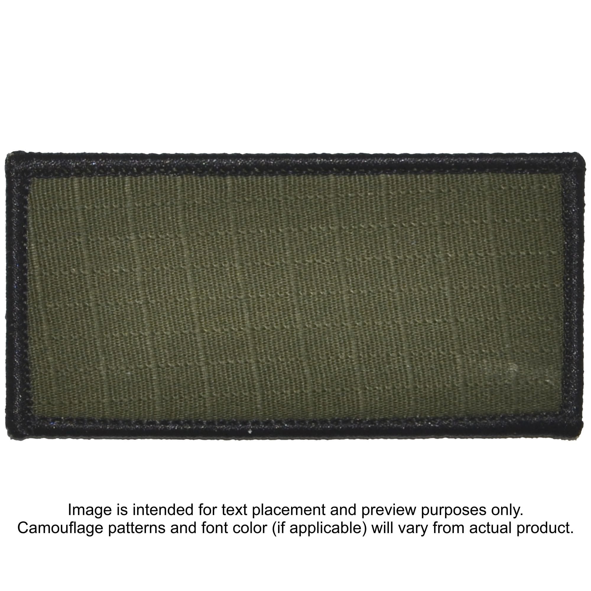Tactical Gear Junkie Patches Olive Drab Custom Text Patch - 2x4