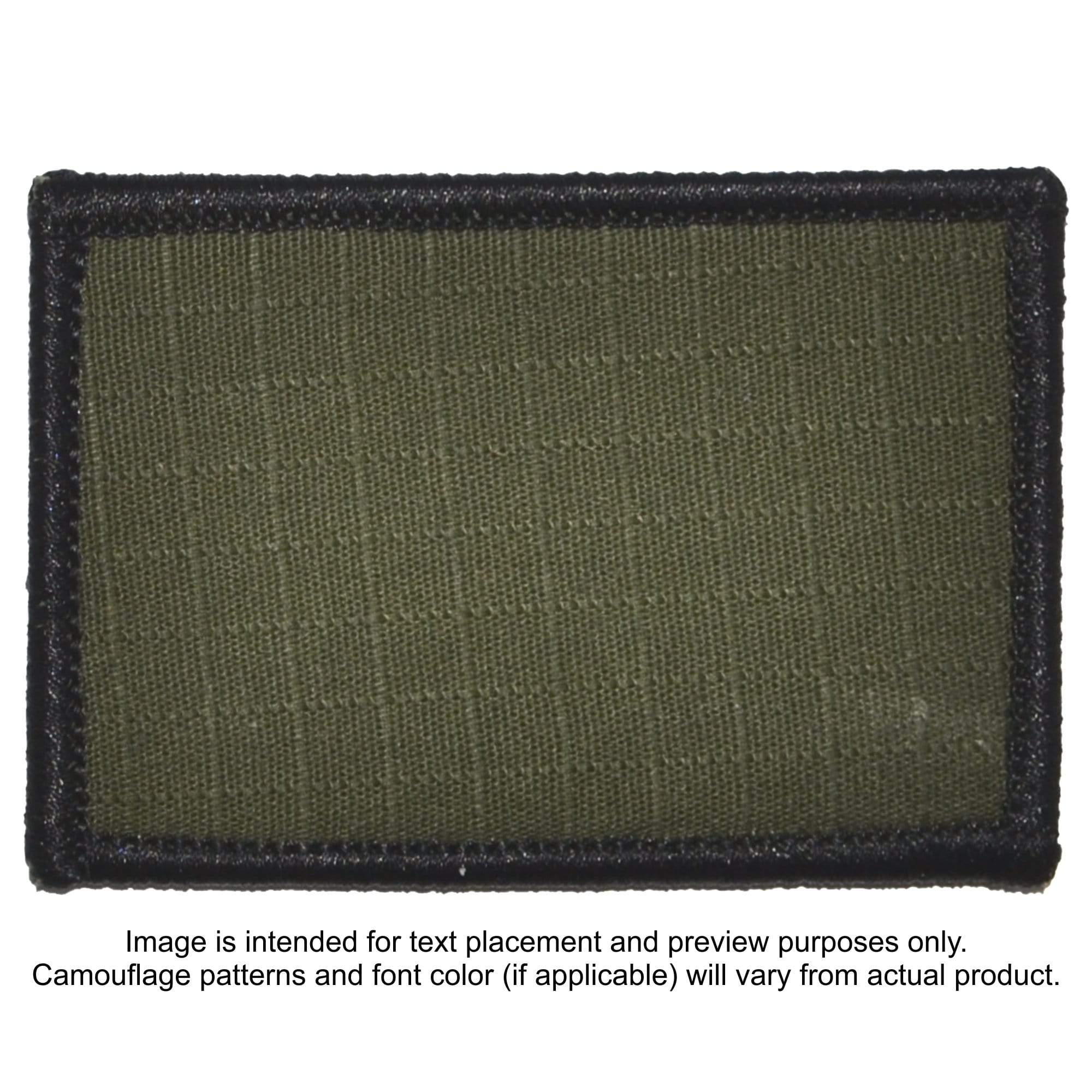 Tactical Gear Junkie Patches Olive Drab Custom Text Patch - 2x3