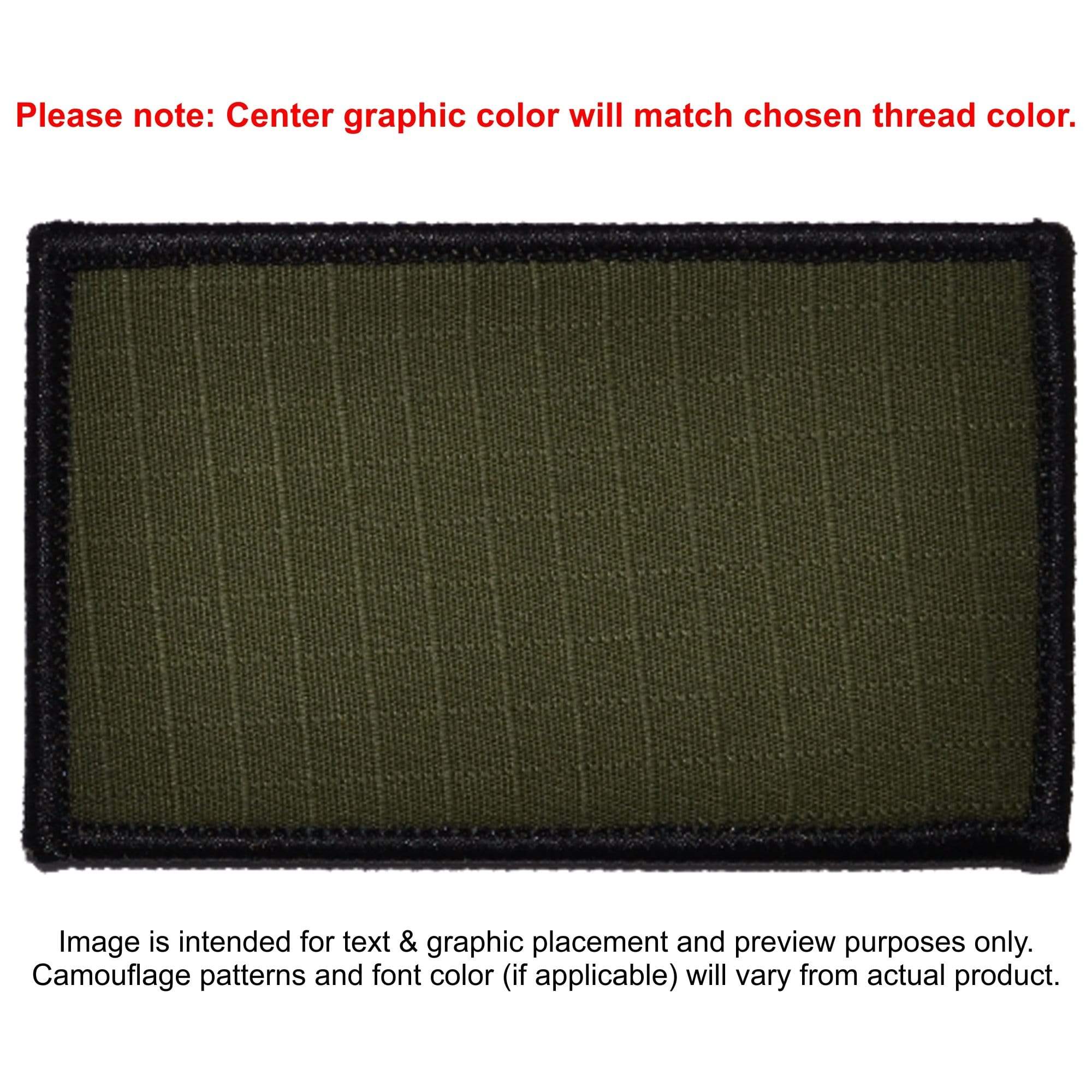Tactical Gear Junkie Patches Olive Drab Custom Combat Plate Carrier Flak Patch - Stock Graphic