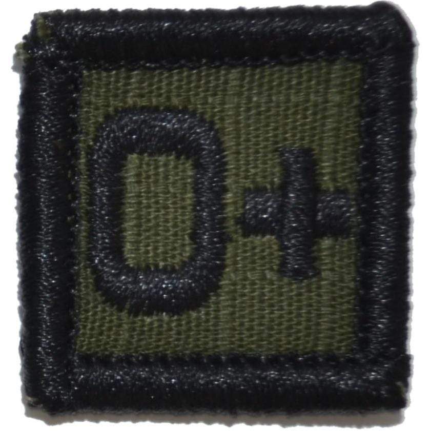 Tactical Gear Junkie Patches Blood Type - 1x1 Patch