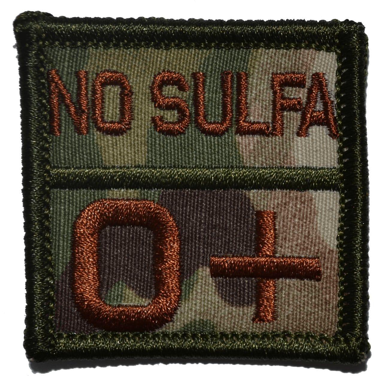 Tactical Gear Junkie Patches Blood Type and Allergy - 2x2 Patch