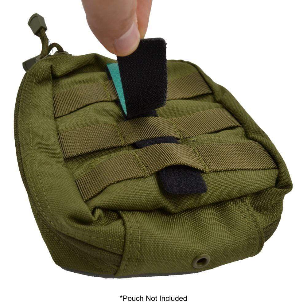 Tactical Gear Junkie Patches Reflective Strip for MOLLE Webbing Gear- 1x6 Patch - Two Pack